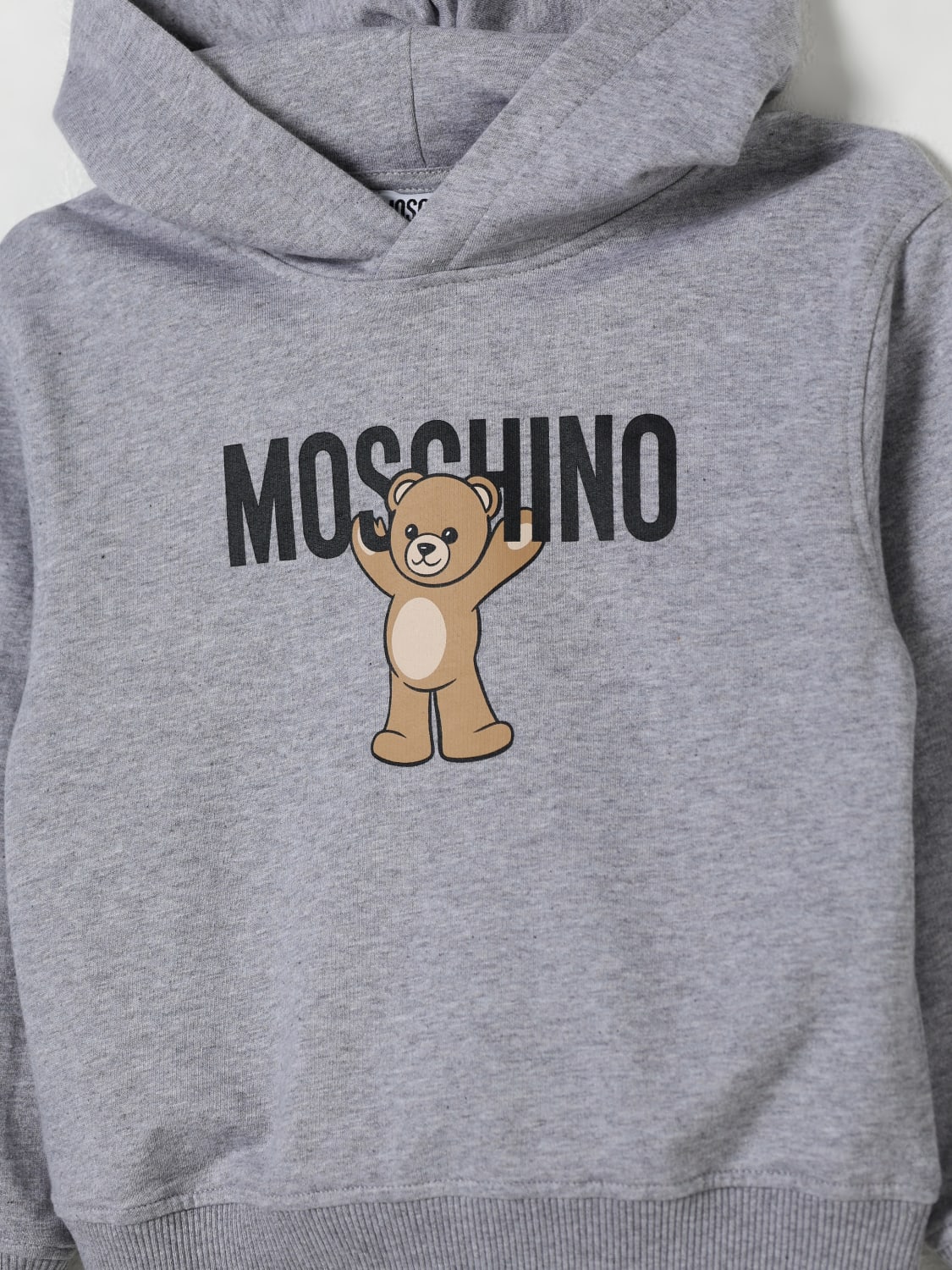 MOSCHINO SWEATER: Sweater kids Moschino, Grey - Img 3