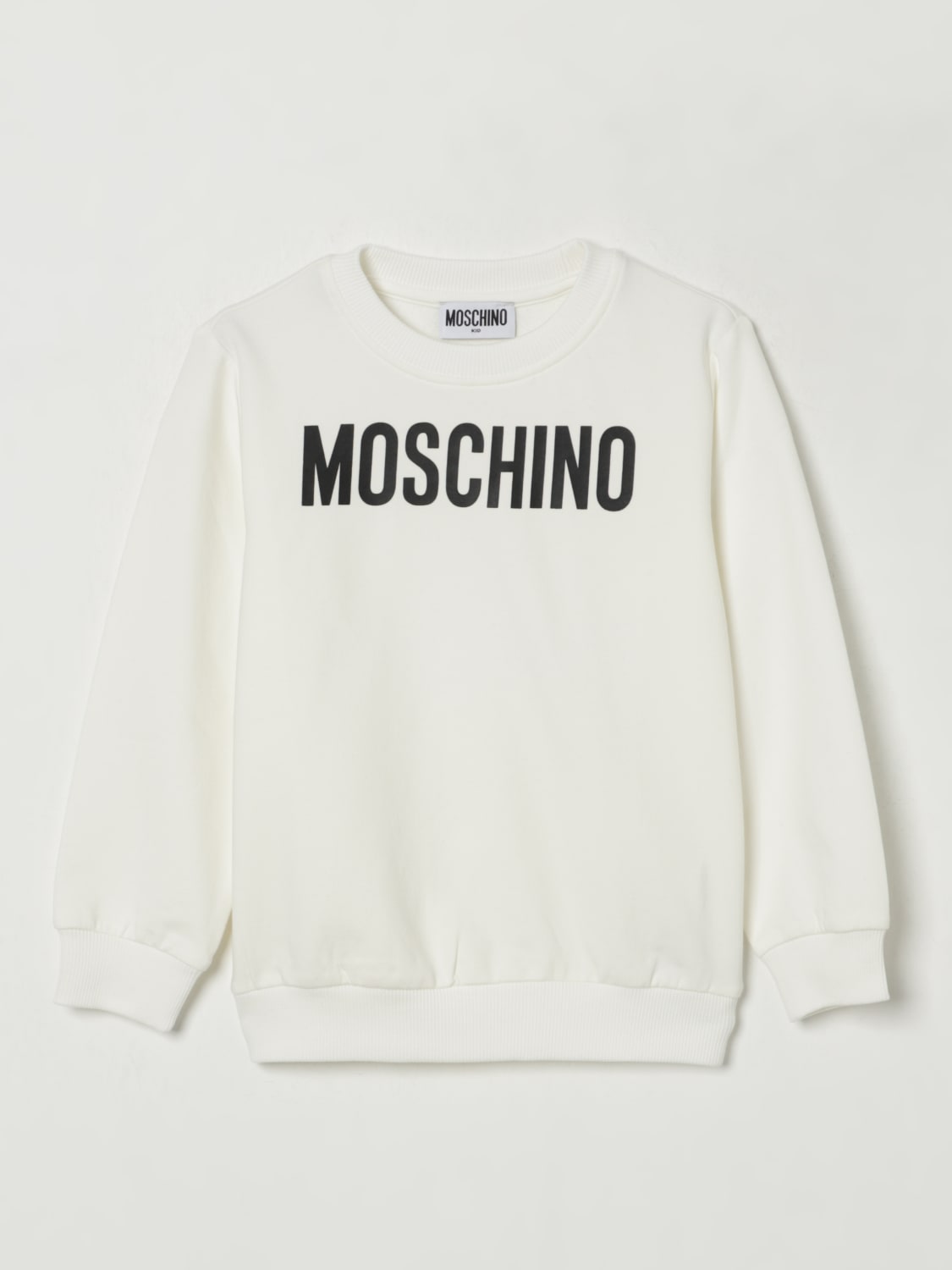 MOSCHINO PULLOVER: Pullover kinder Moschino, Weiß - Img 1