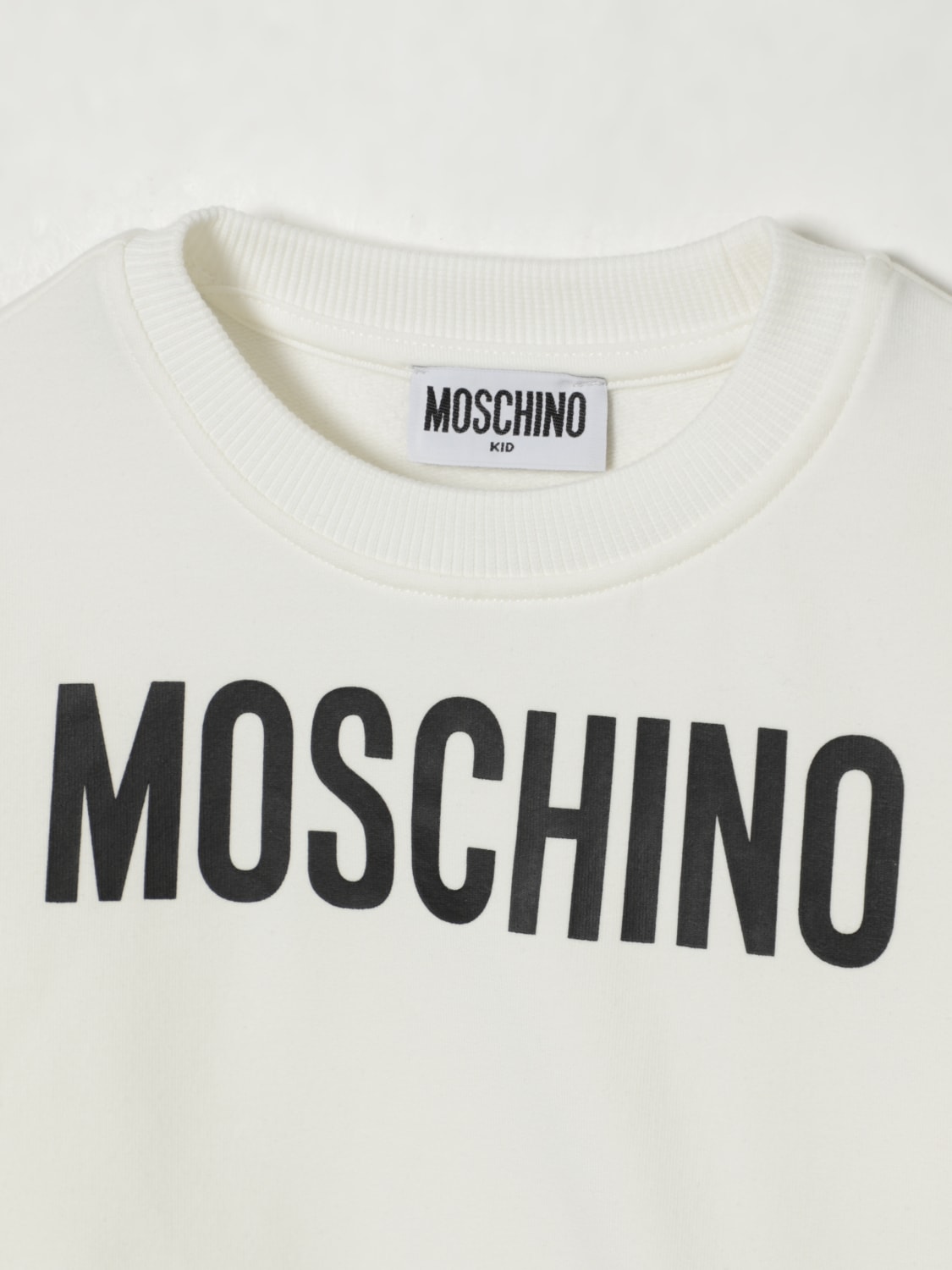 MOSCHINO PULLOVER: Pullover kinder Moschino, Weiß - Img 3