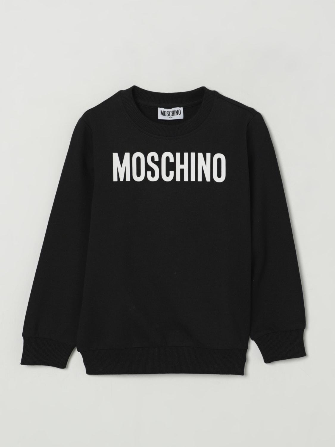 MOSCHINO SWEATER: Sweater kids Moschino, Black - Img 1