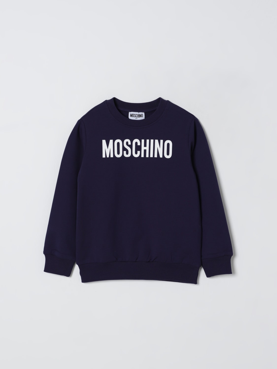 MOSCHINO SWEATER: Sweater kids Moschino, Navy - Img 1