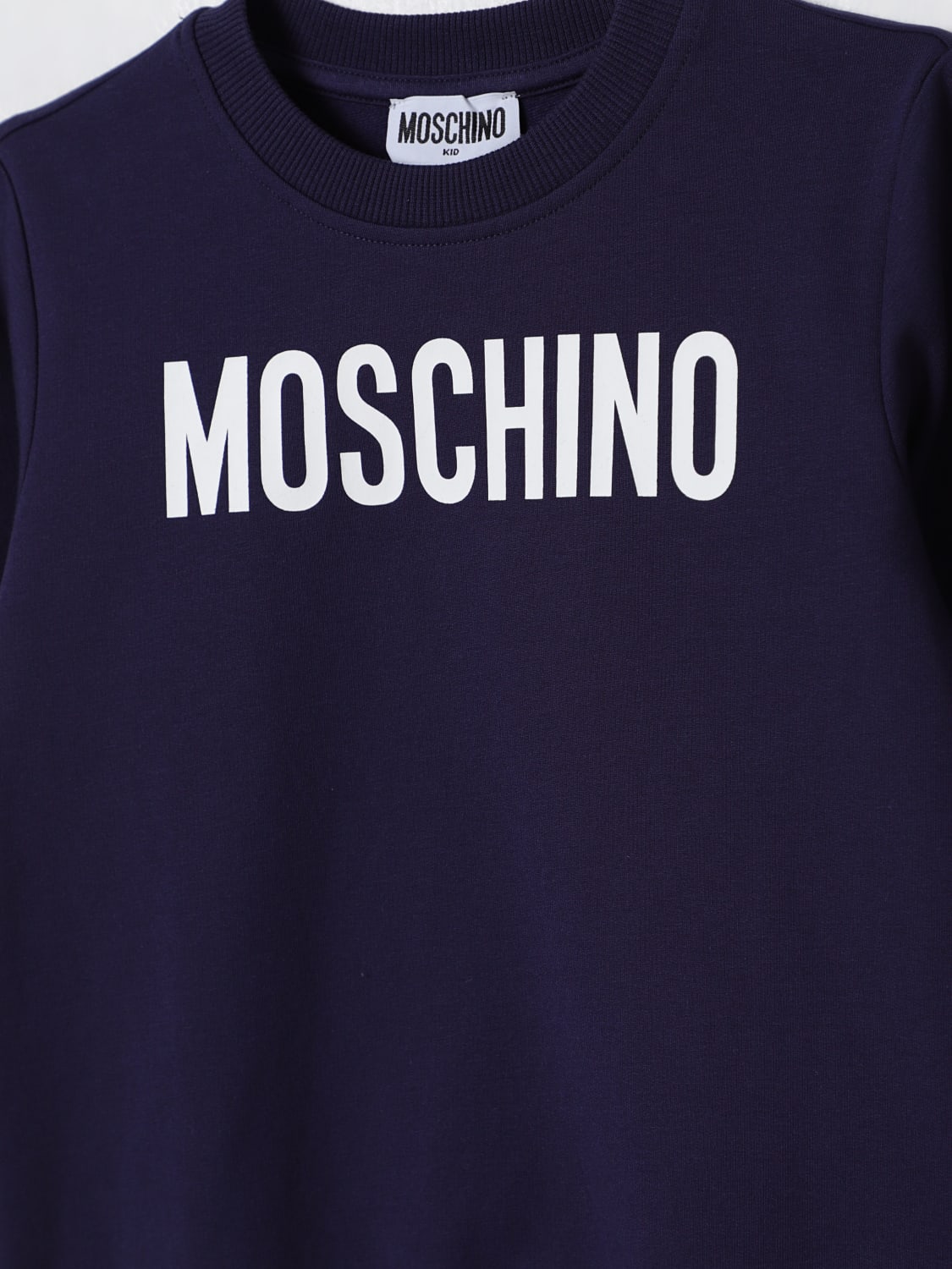 MOSCHINO SWEATER: Sweater kids Moschino, Navy - Img 3