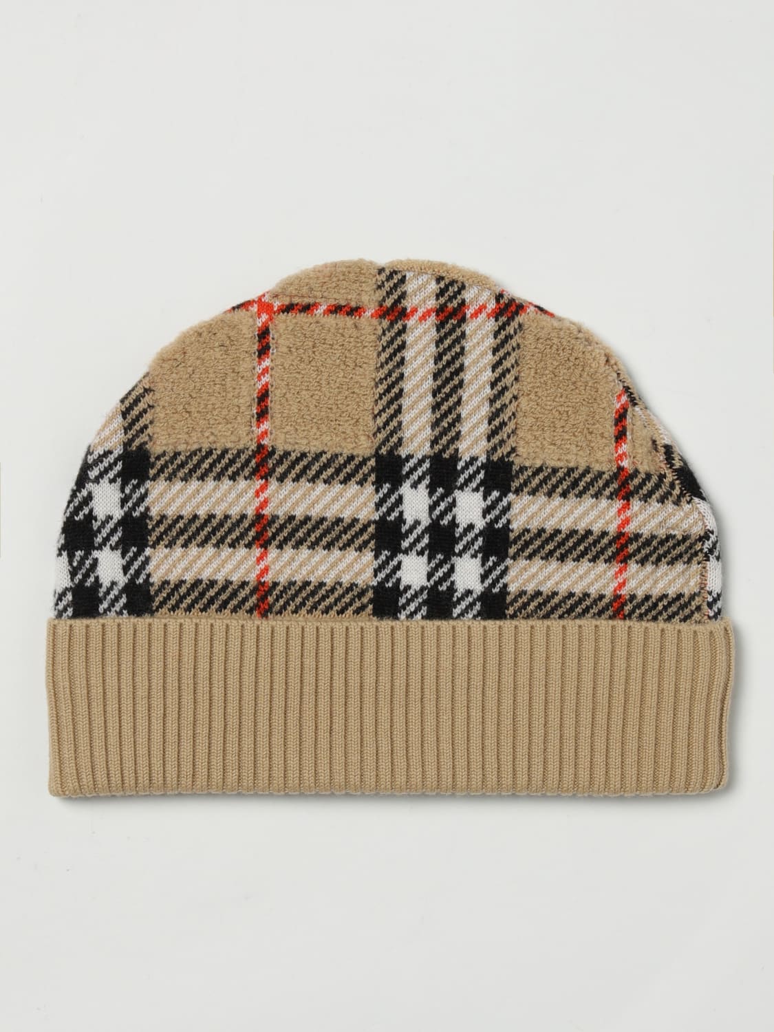 BURBERRY HAT: Girls' hats kids Burberry, Beige - Img 1