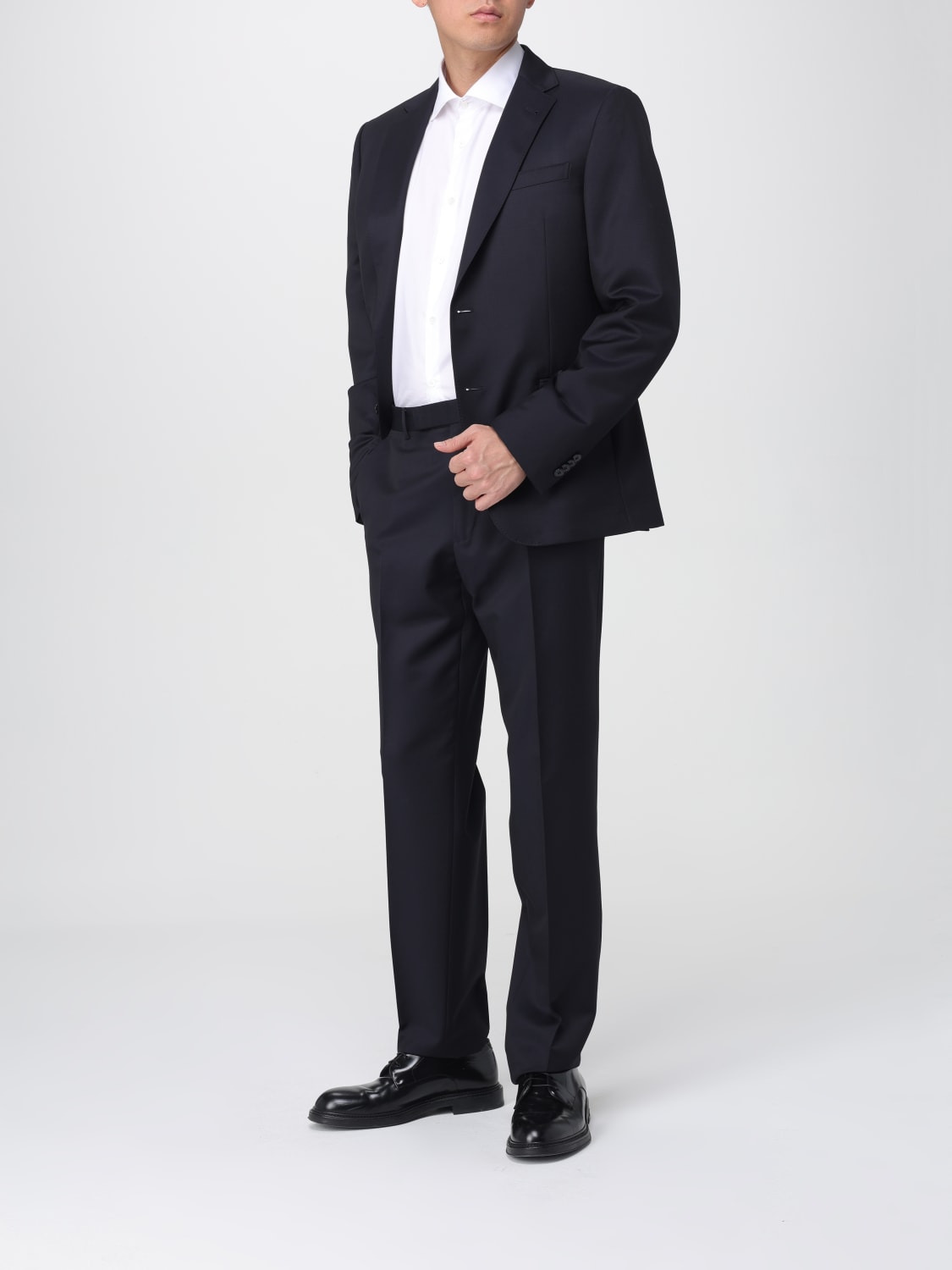 ZEGNA SUIT: Suit men Zegna, Navy - Img 2