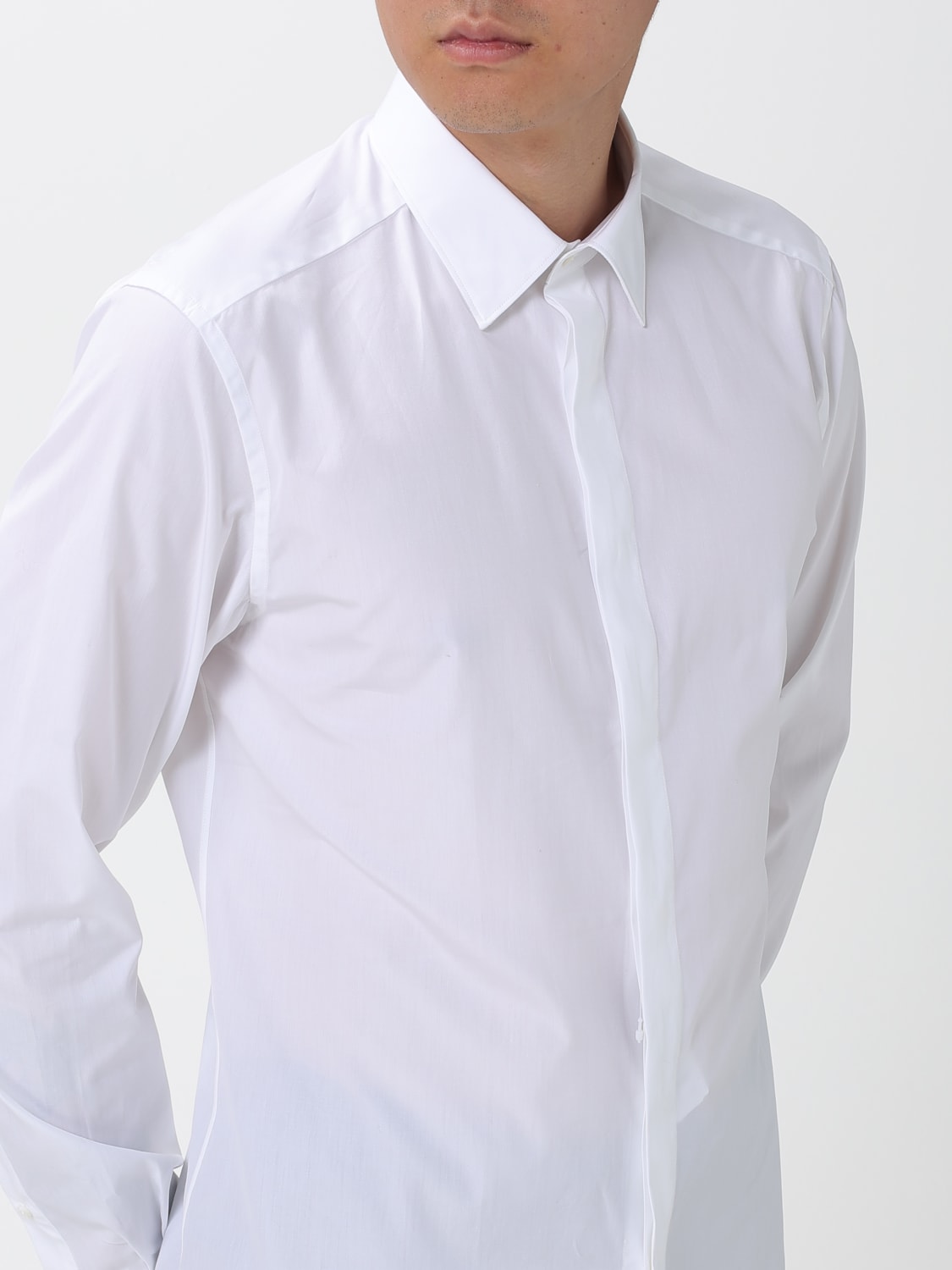ZEGNA SHIRT: Shirt men Zegna, White - Img 5