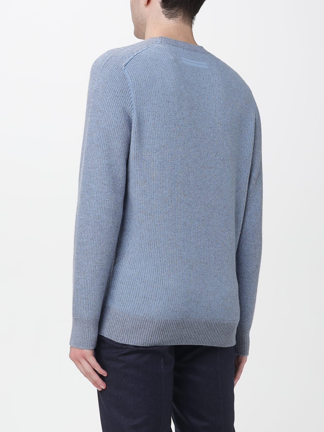 ZEGNA SWEATER: Sweater men Zegna, Gnawed Blue - Img 3