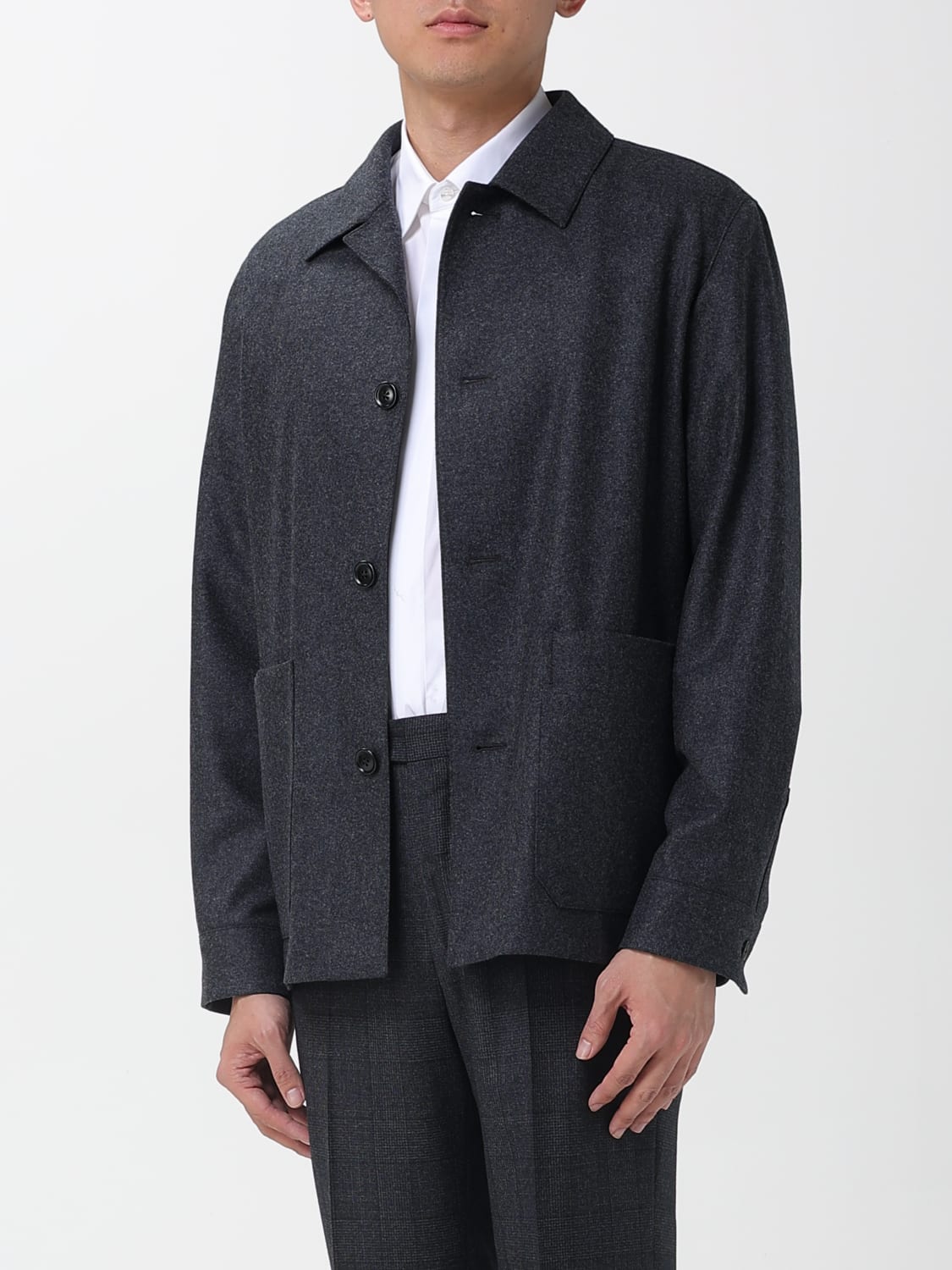 ZEGNA JACKET: Blazer men Zegna, Charcoal - Img 4