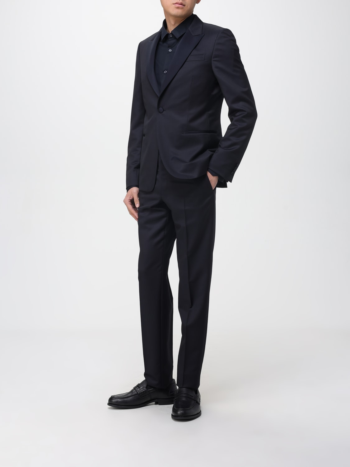 ZEGNA SUIT: Suit men Zegna, Navy - Img 2