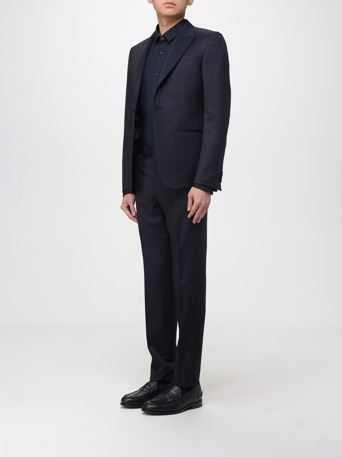 ZEGNA SUIT: Suit men Zegna, Navy - Img 4