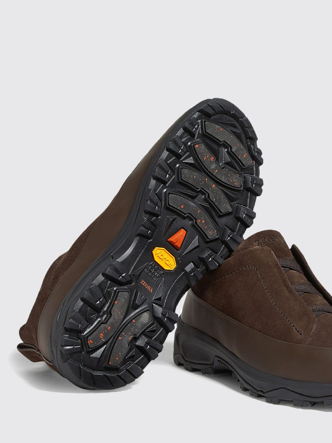 ZEGNA SNEAKERS: Sneakers men Zegna, Brown - Img 4