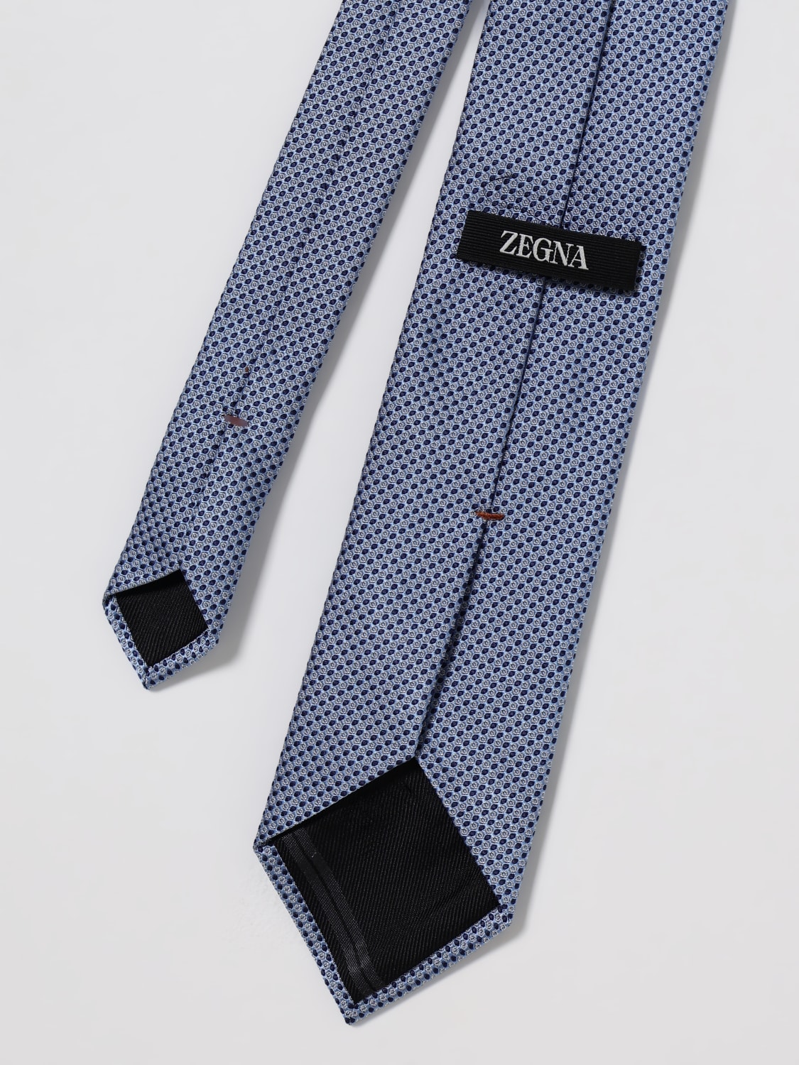 ZEGNA TIE: Tie men Zegna, Gnawed Blue - Img 2