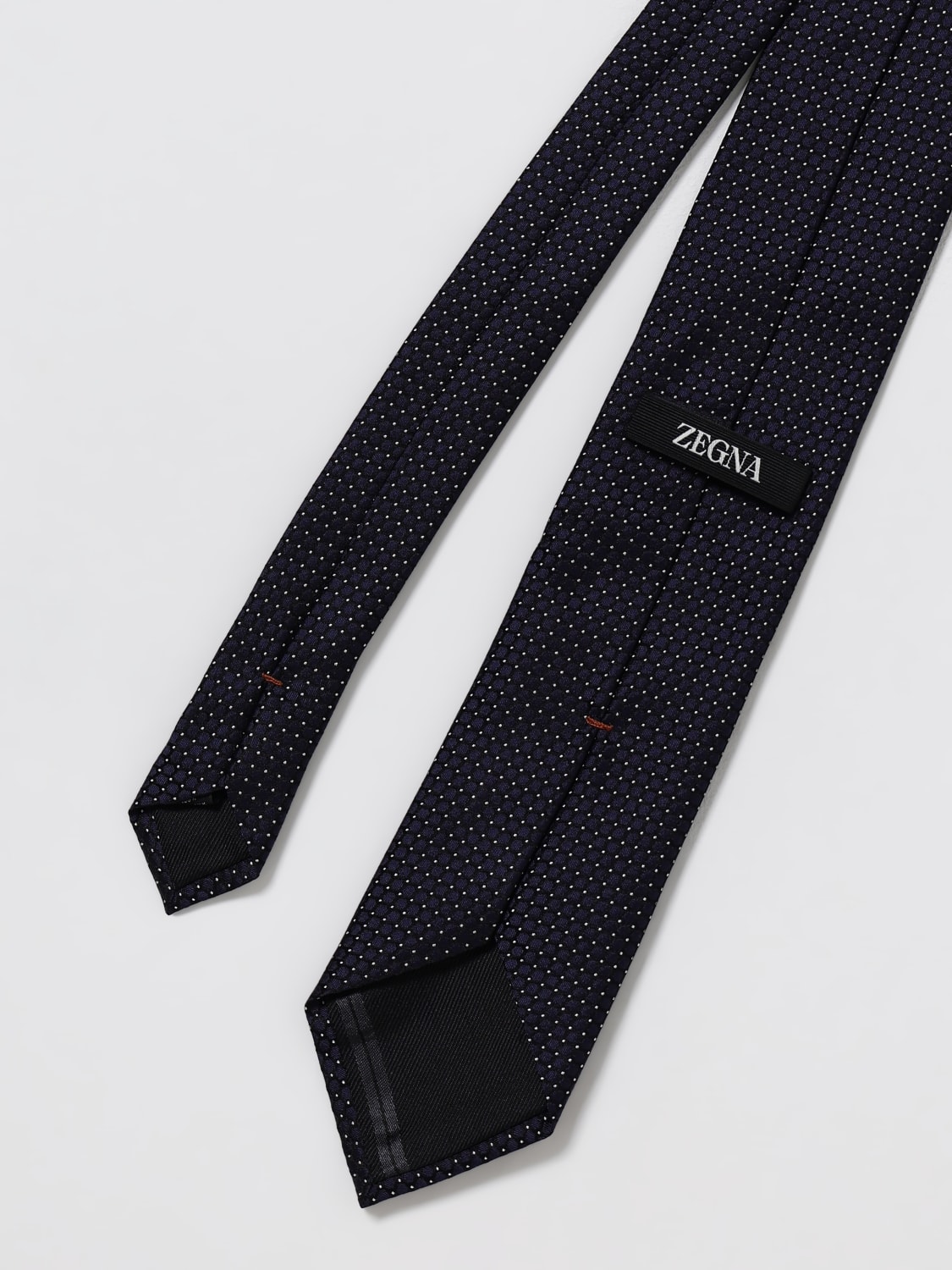 ZEGNA TIE: Tie men Zegna, Navy - Img 2