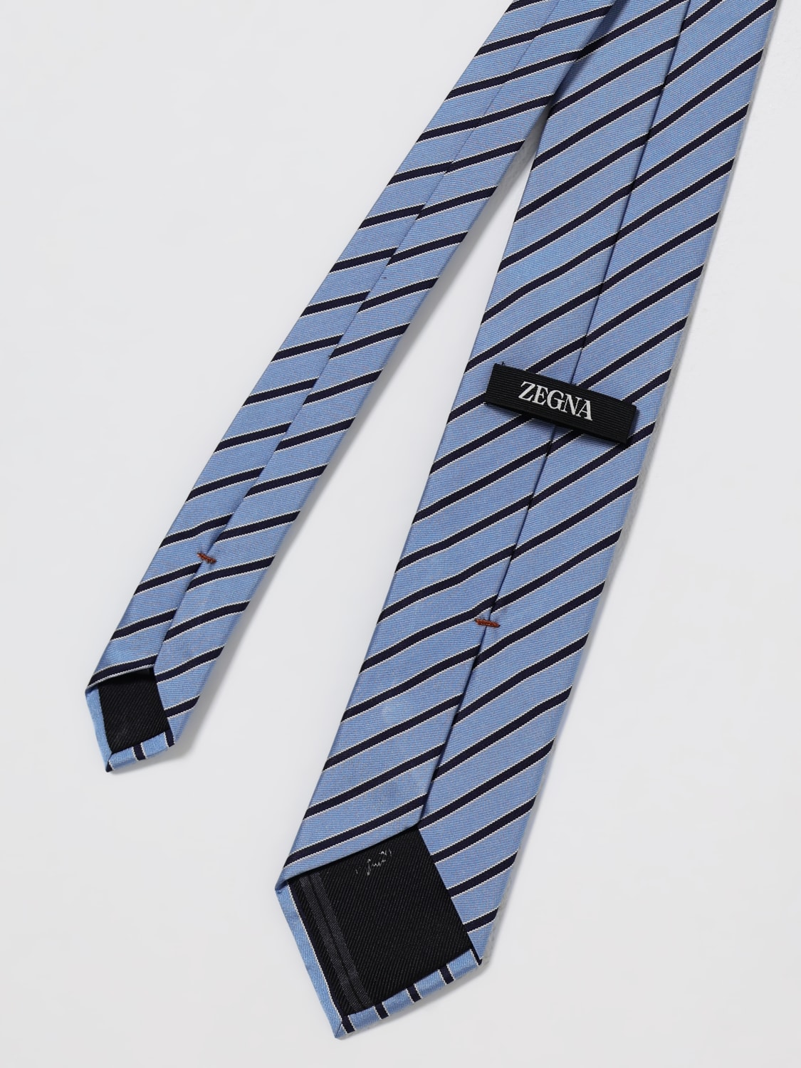ZEGNA TIE: Tie men Zegna, Gnawed Blue - Img 2