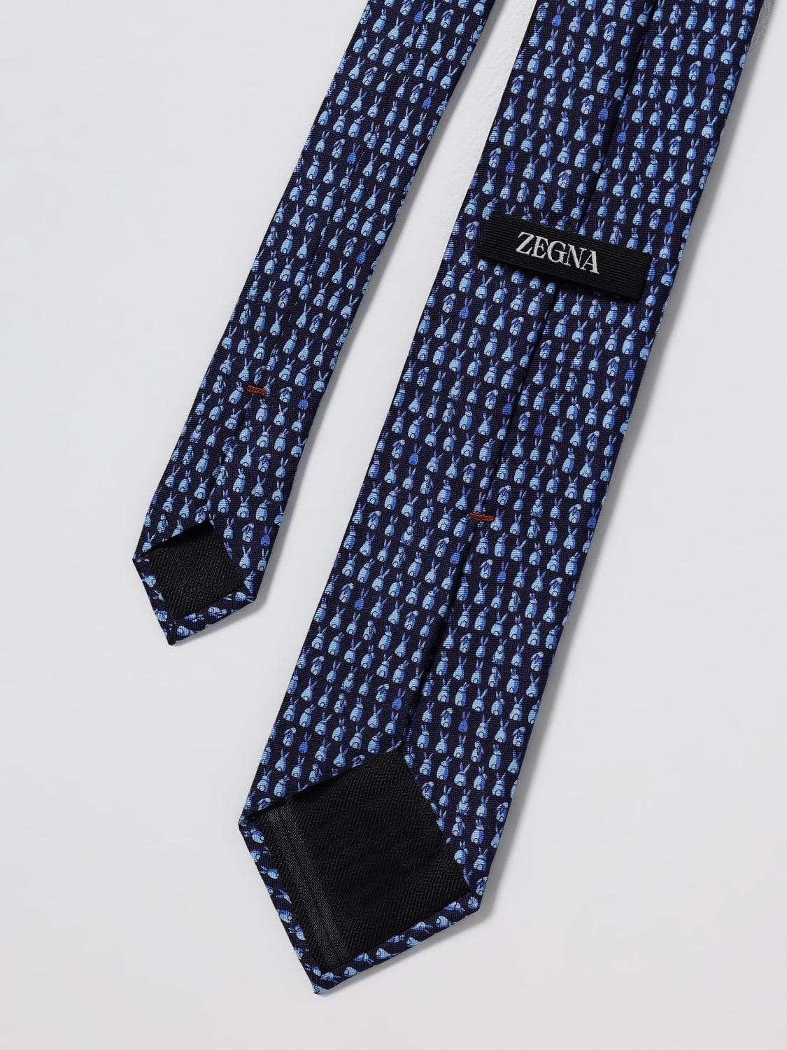 ZEGNA TIE: Tie men Zegna, Navy - Img 2