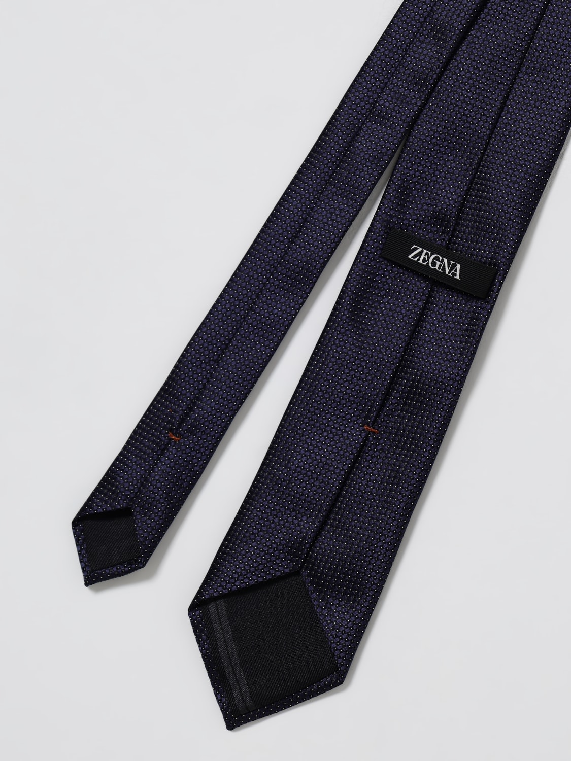 ZEGNA TIE: Tie men Zegna, Navy - Img 2