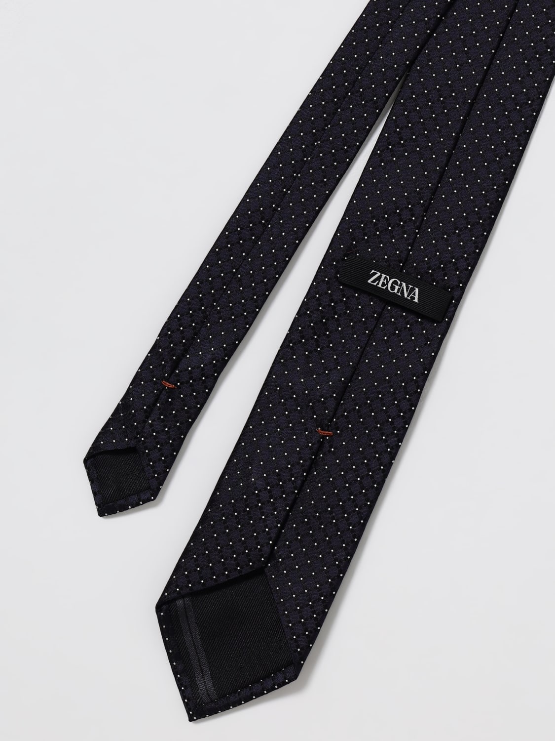 ZEGNA TIE: Tie men Zegna, Navy - Img 2