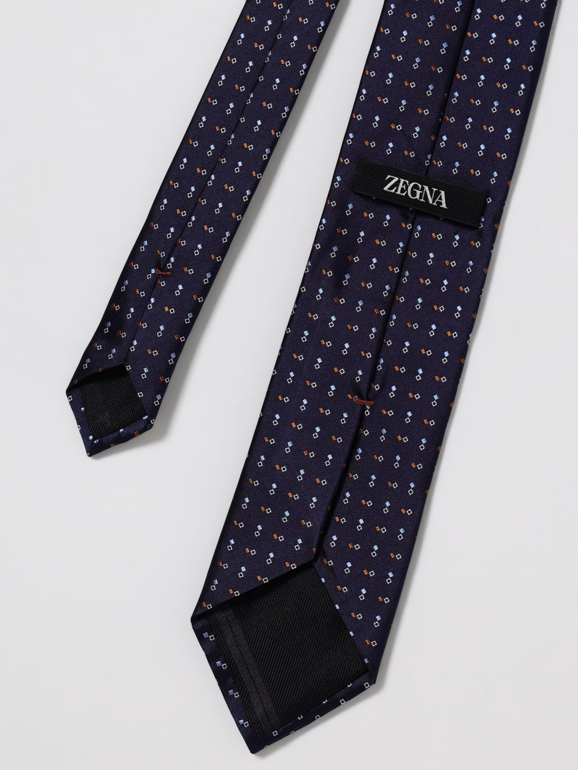 ZEGNA TIE: Tie men Zegna, Navy - Img 2