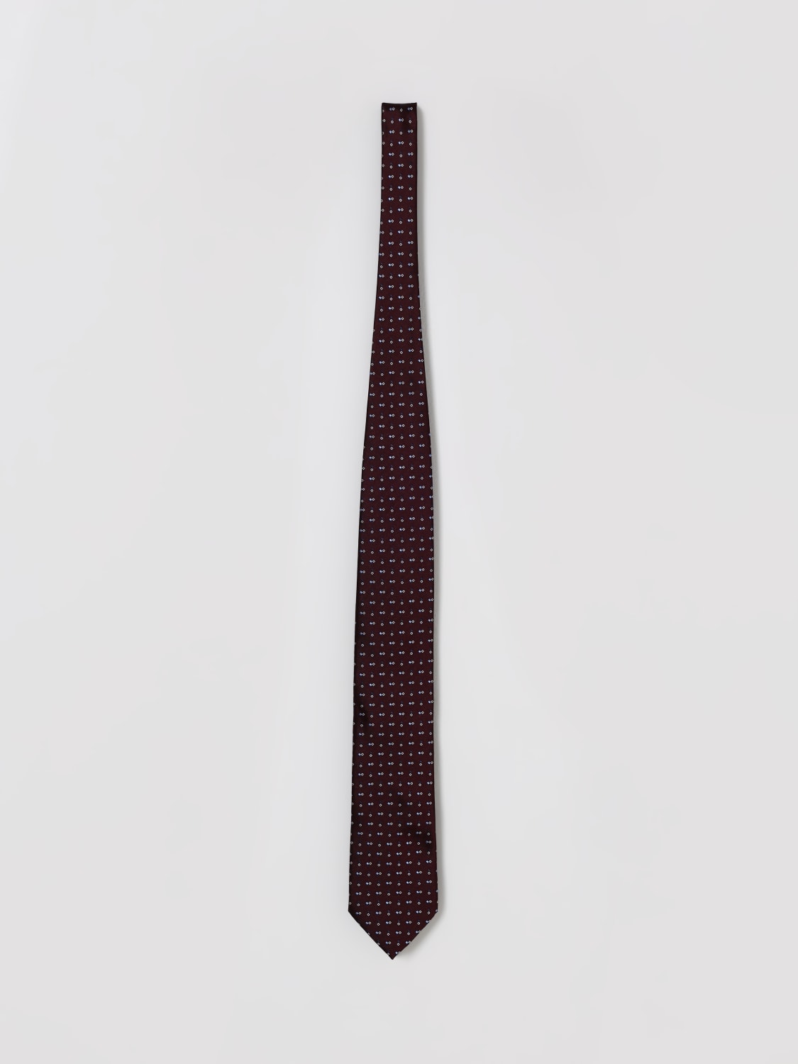 ZEGNA TIE: Tie men Zegna, Burgundy - Img 1