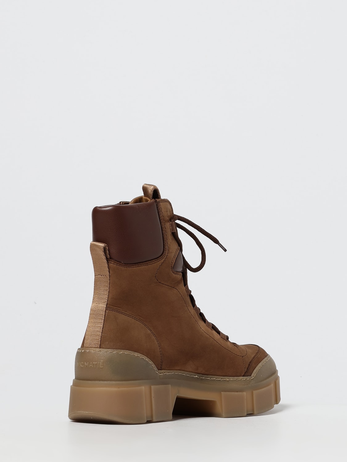 VIC MATIÉ BOTTES: Chaussures femme Vic MatiÉ, Chameau - Img 3