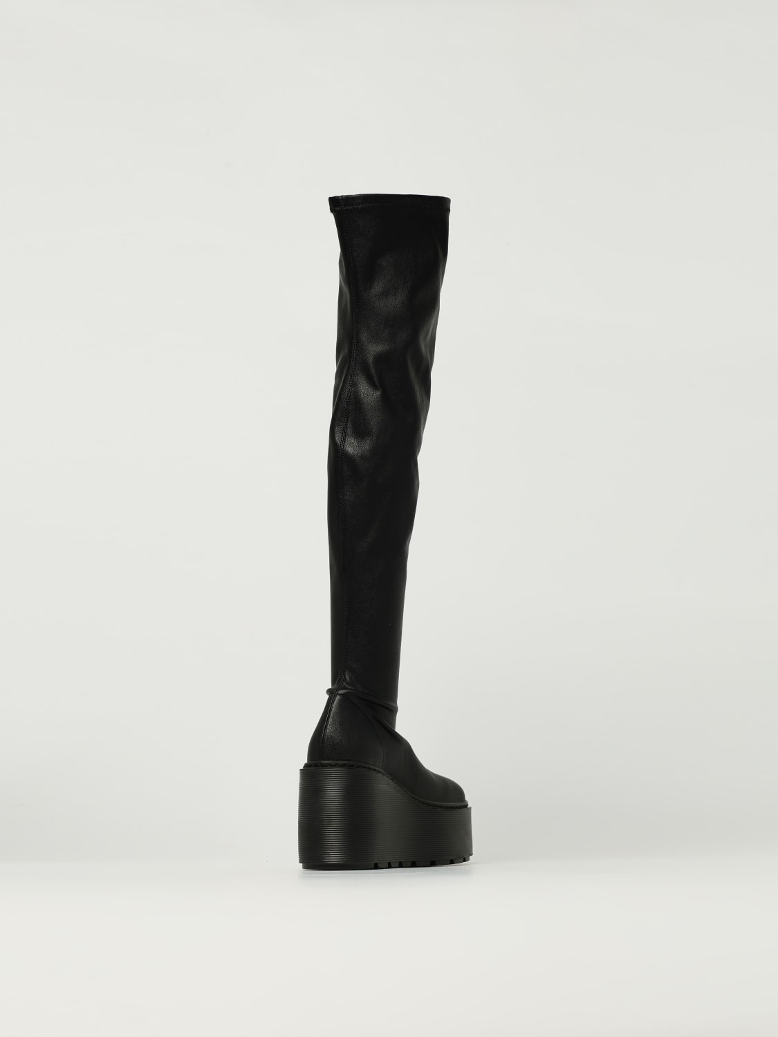 VIC MATIÉ STIVALI: Stivale Davidson Vic Matiè in pelle sintetica stretch, Nero - Img 3