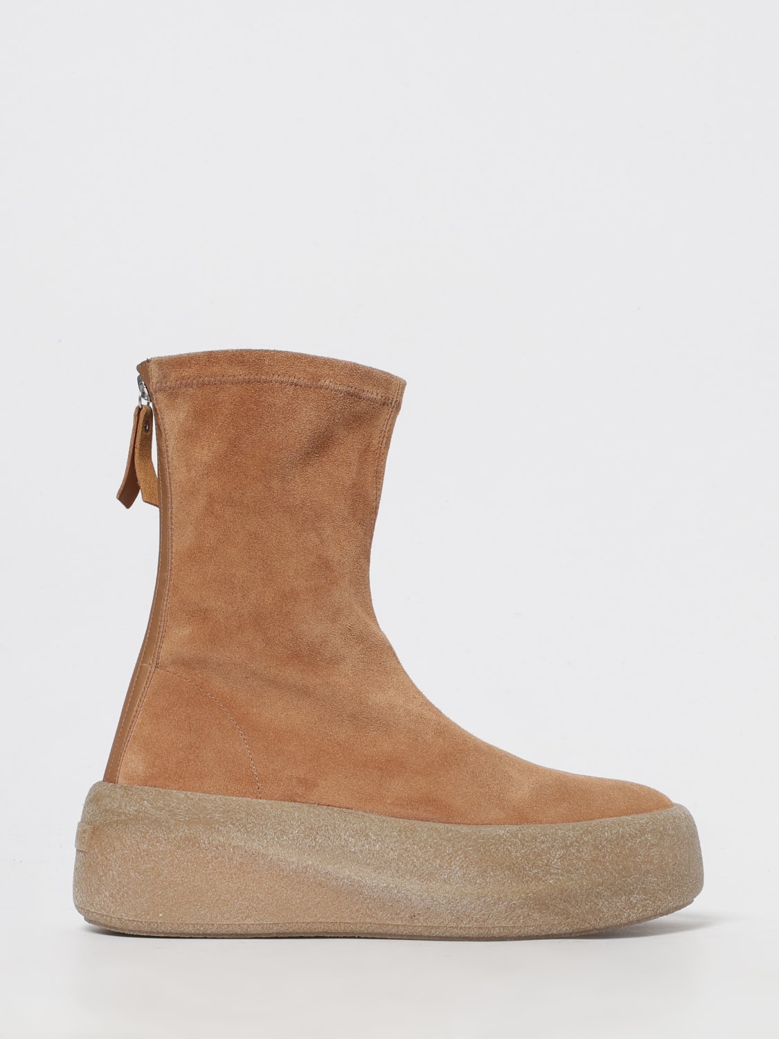 VIC MATIÉ STIVALI: Stivaletto Vic Matiè in camoscio , Tabacco - Img 1