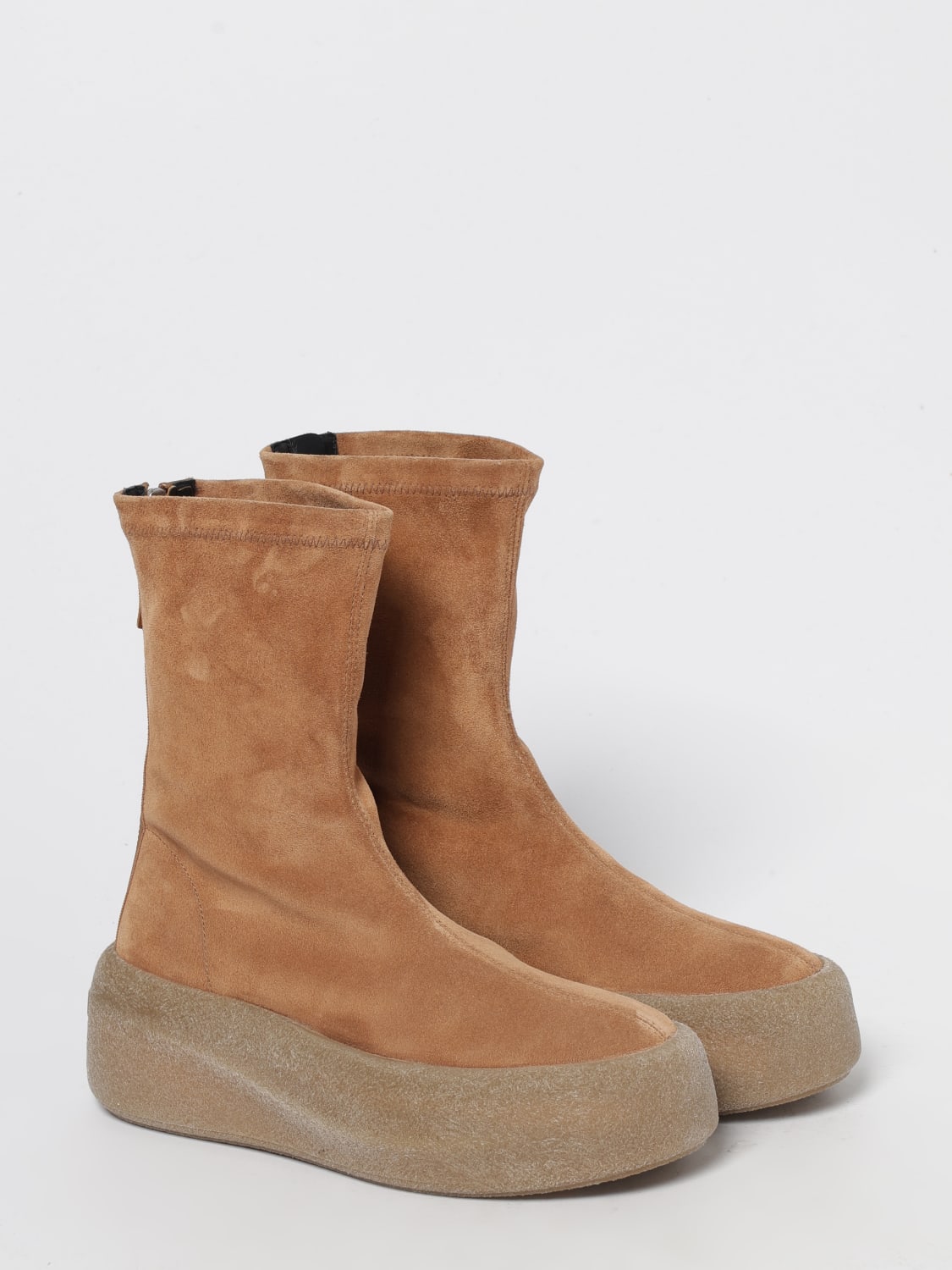 VIC MATIÉ STIVALI: Stivaletto Vic Matiè in camoscio , Tabacco - Img 2