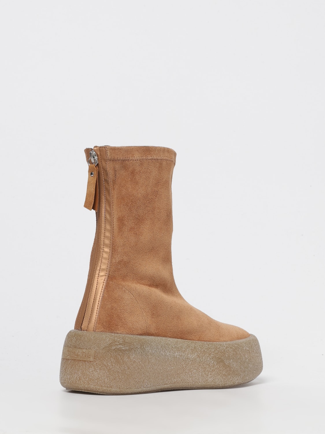 VIC MATIÉ STIVALI: Stivaletto Vic Matiè in camoscio , Tabacco - Img 3