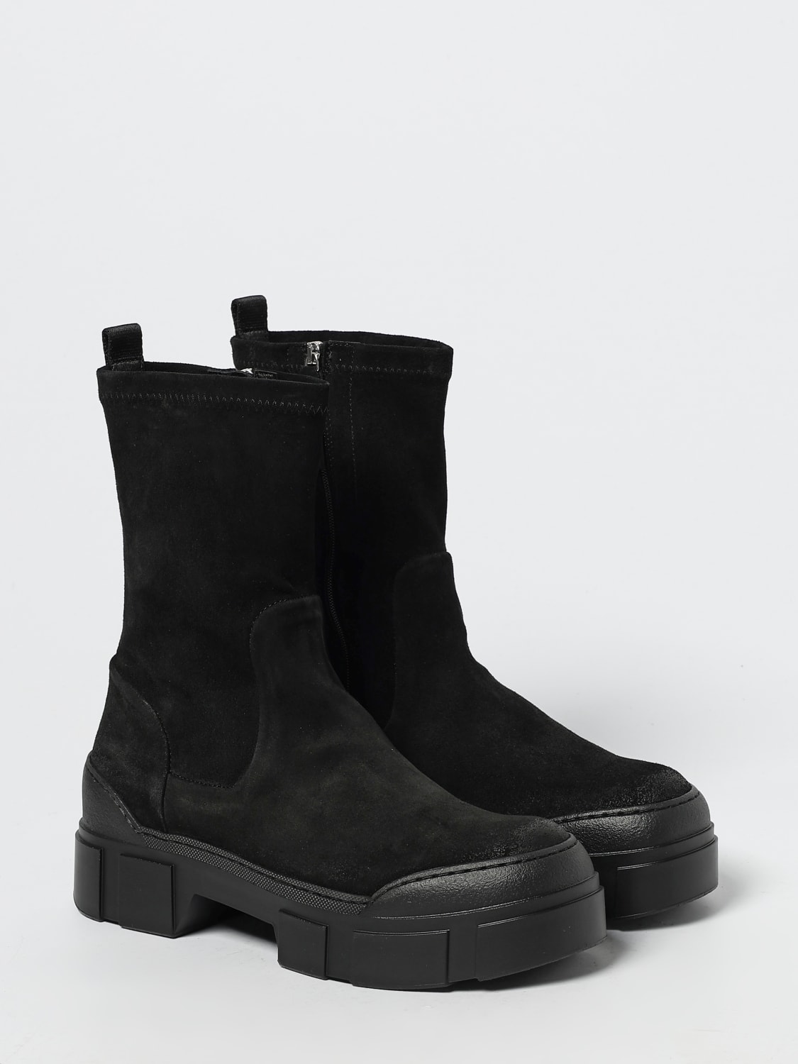 VIC MATIÉ STIVALI: Stivaletto V14 Roccia Vic Matié in camoscio , Nero - Img 2