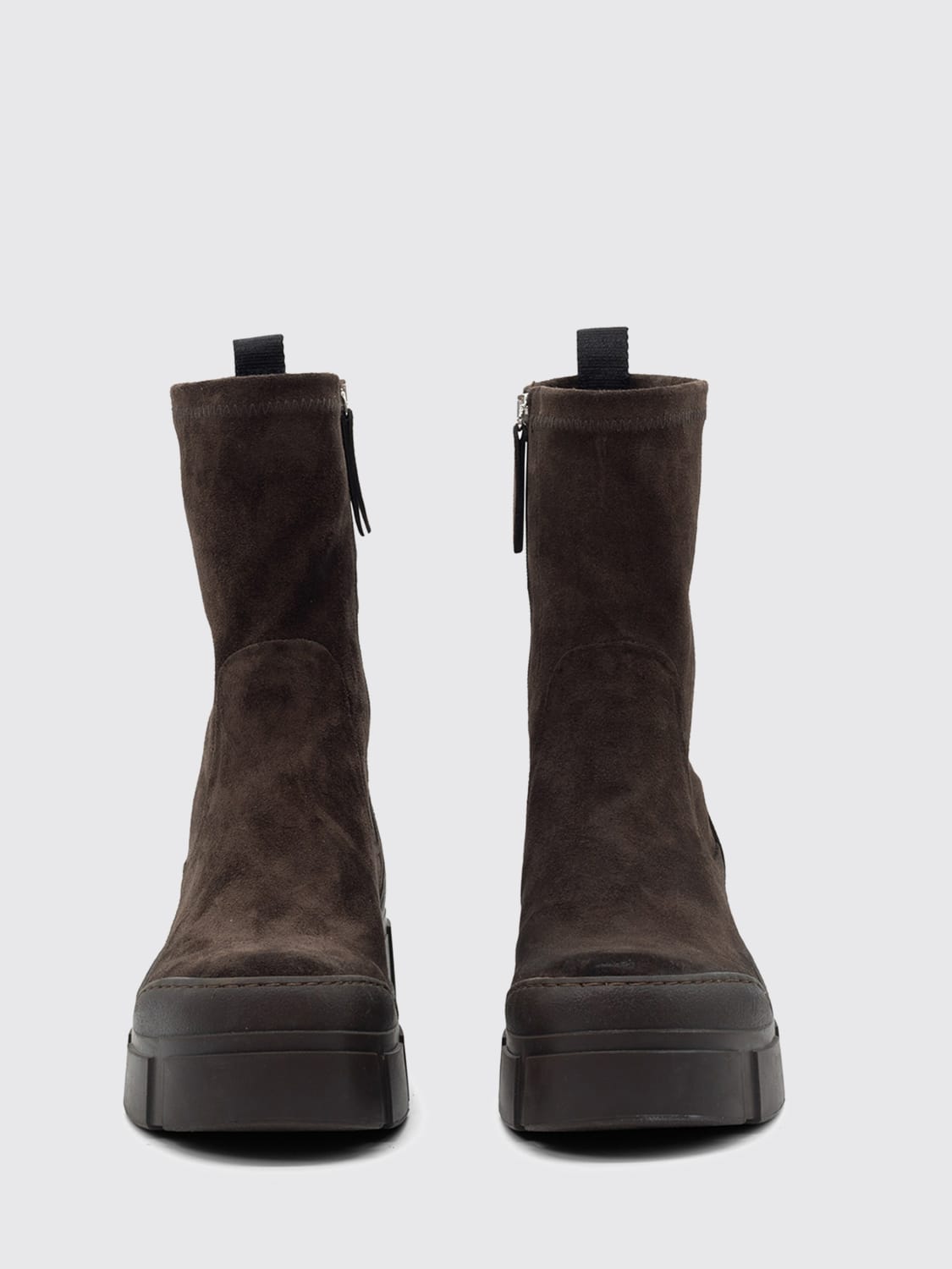 VIC MATIÉ STIVALI: Stivaletto V14 Roccia Vic Matié in camoscio , Marrone - Img 2