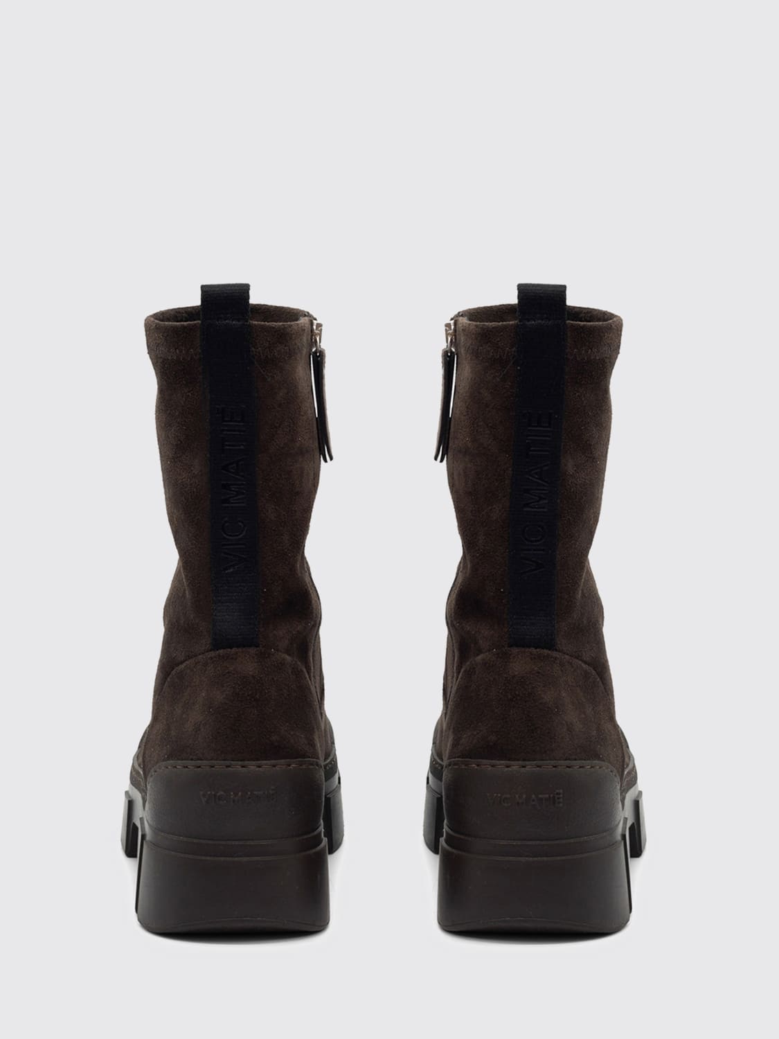 VIC MATIÉ STIVALI: Stivaletto V14 Roccia Vic Matié in camoscio , Marrone - Img 3