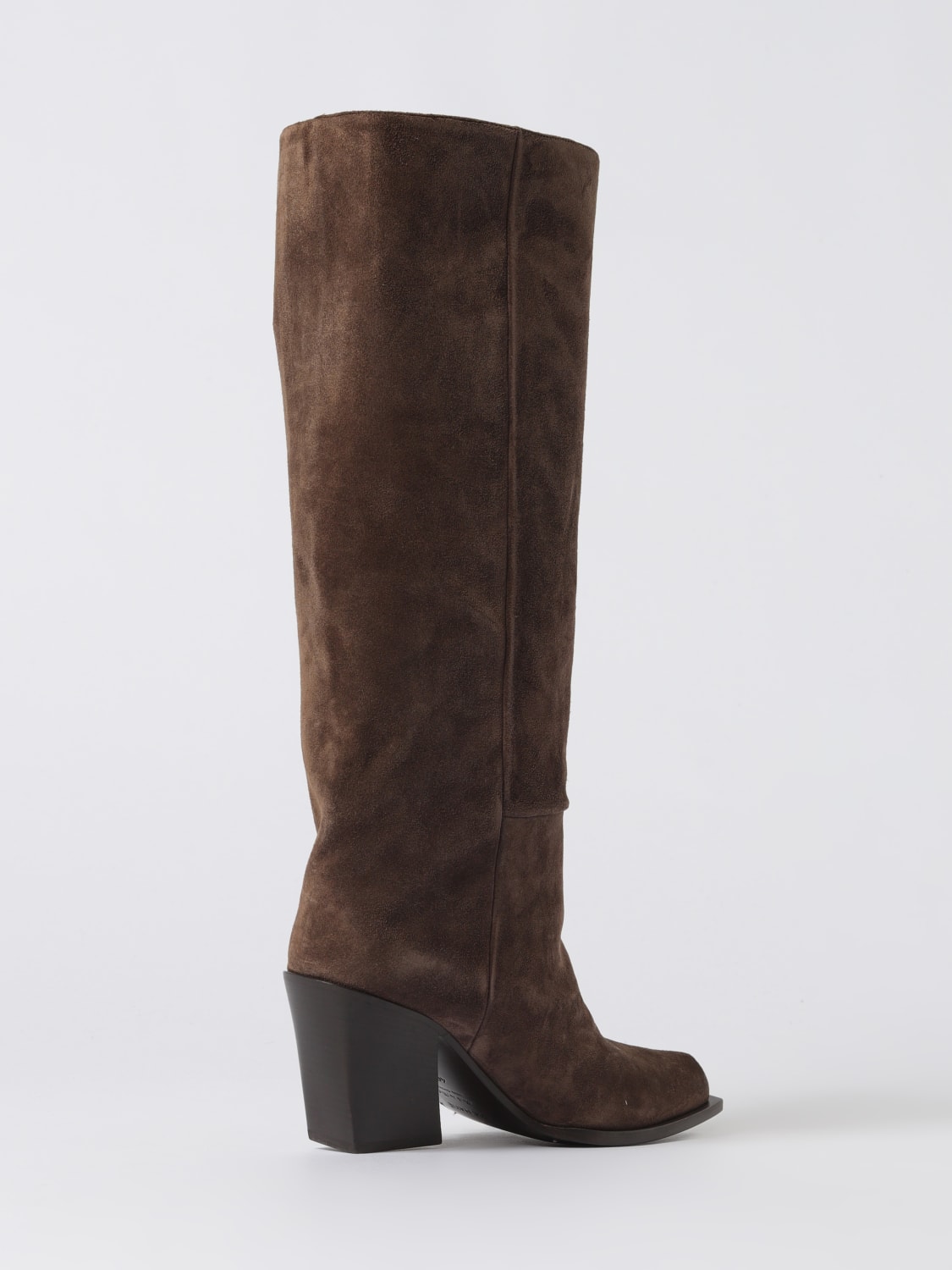 VIC MATIÉ STIVALI: Stivale Vic Matié in camoscio , Caffe - Img 3