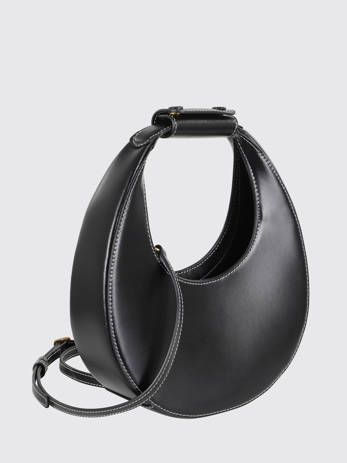 STAUD MINI BOLSO: Bolso de hombro mujer Staud, Negro - Img 3