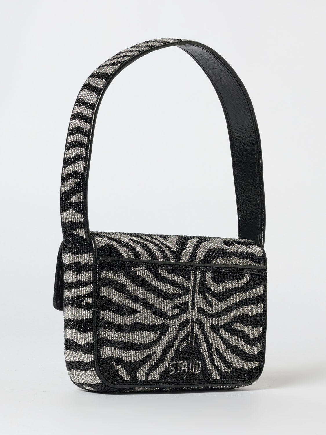 STAUD SCHULTERTASCHE: Schultertasche damen Staud, Schwarz - Img 2