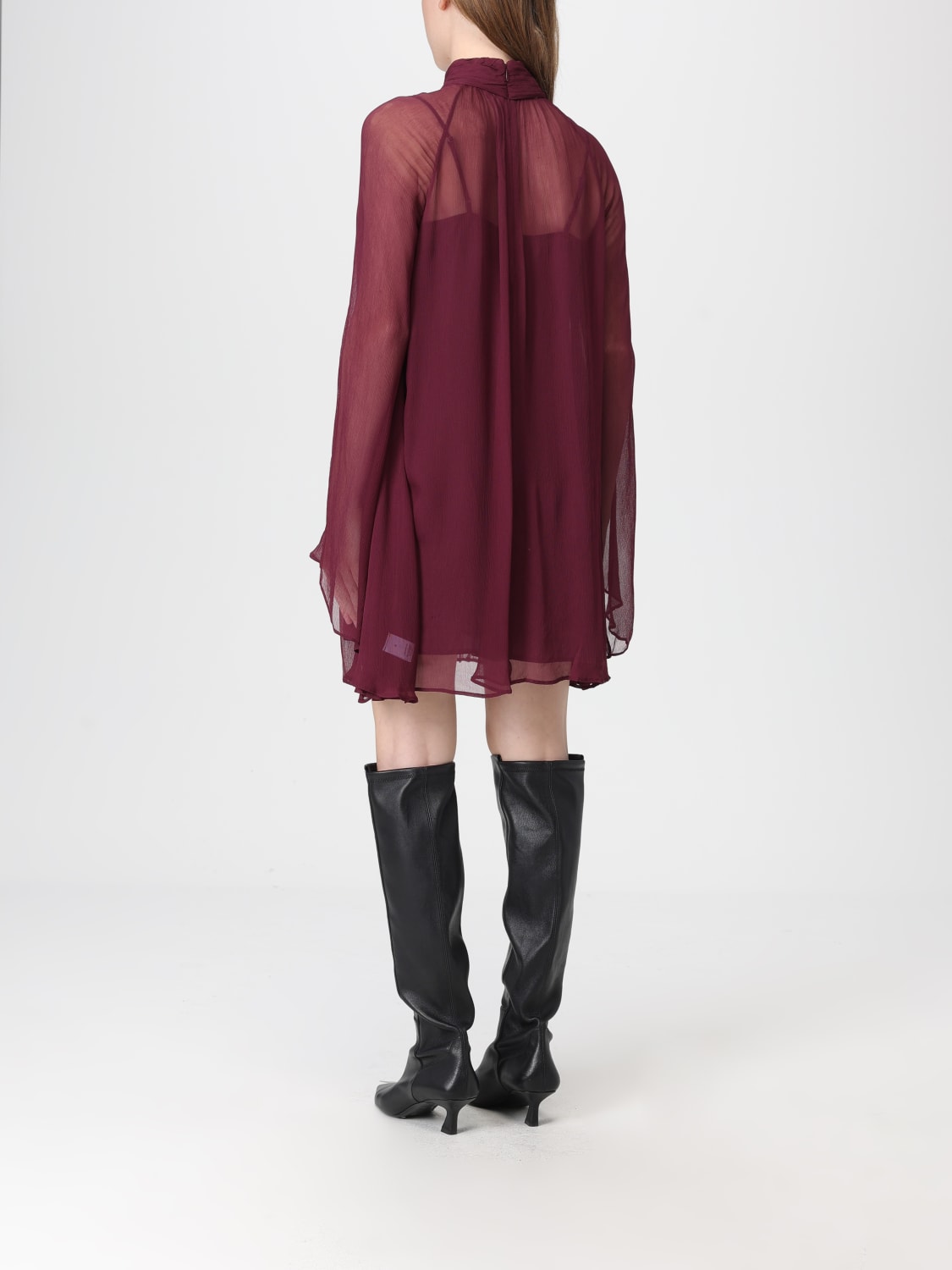 STAUD VESTIDO: Vestido mujer Staud, Granate - Img 2