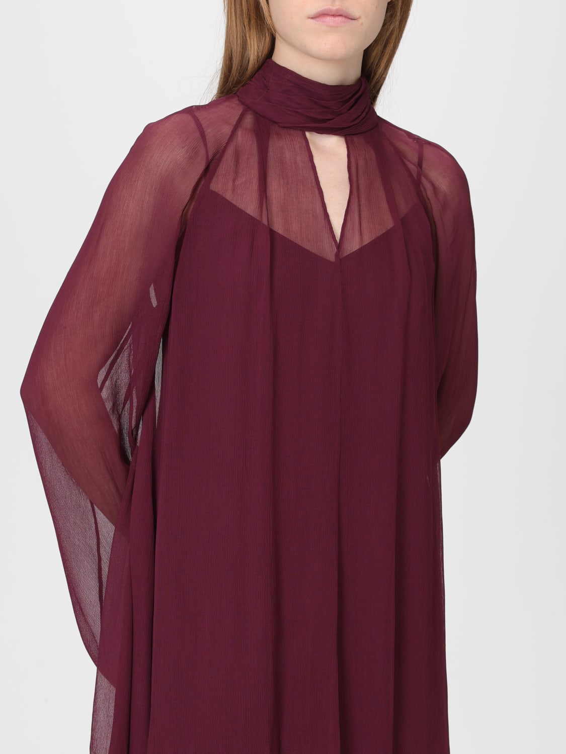 STAUD VESTIDO: Vestido mujer Staud, Granate - Img 3