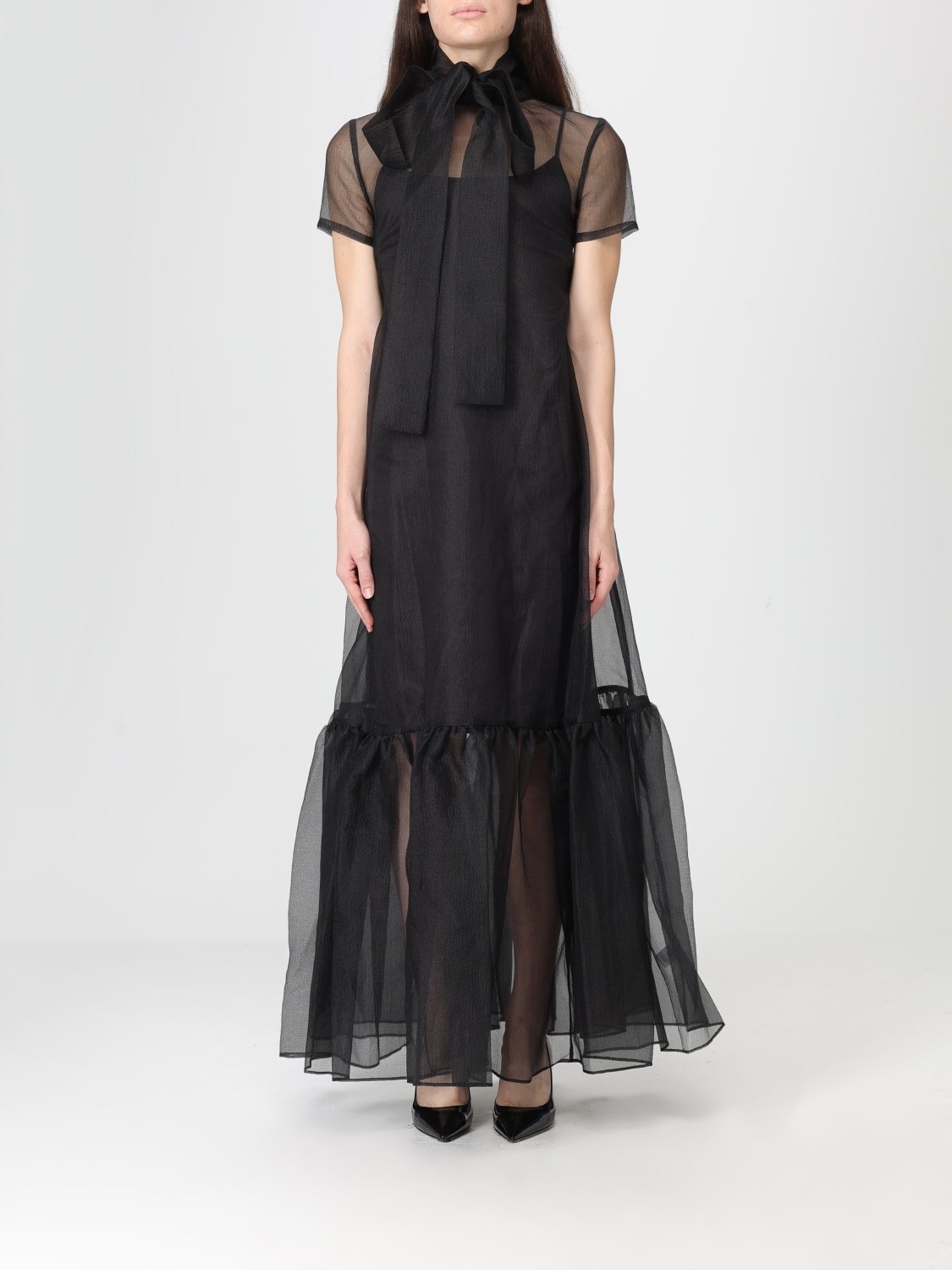 STAUD VESTIDO: Vestido mujer Staud, Negro - Img 1