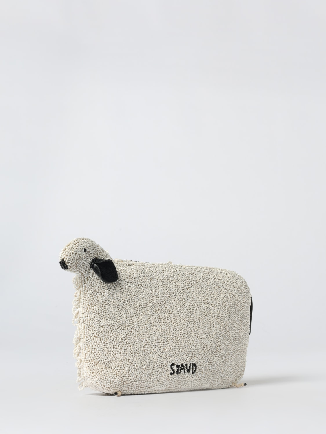 STAUD CLUTCH: Shoulder bag woman Staud, Ivory - Img 2