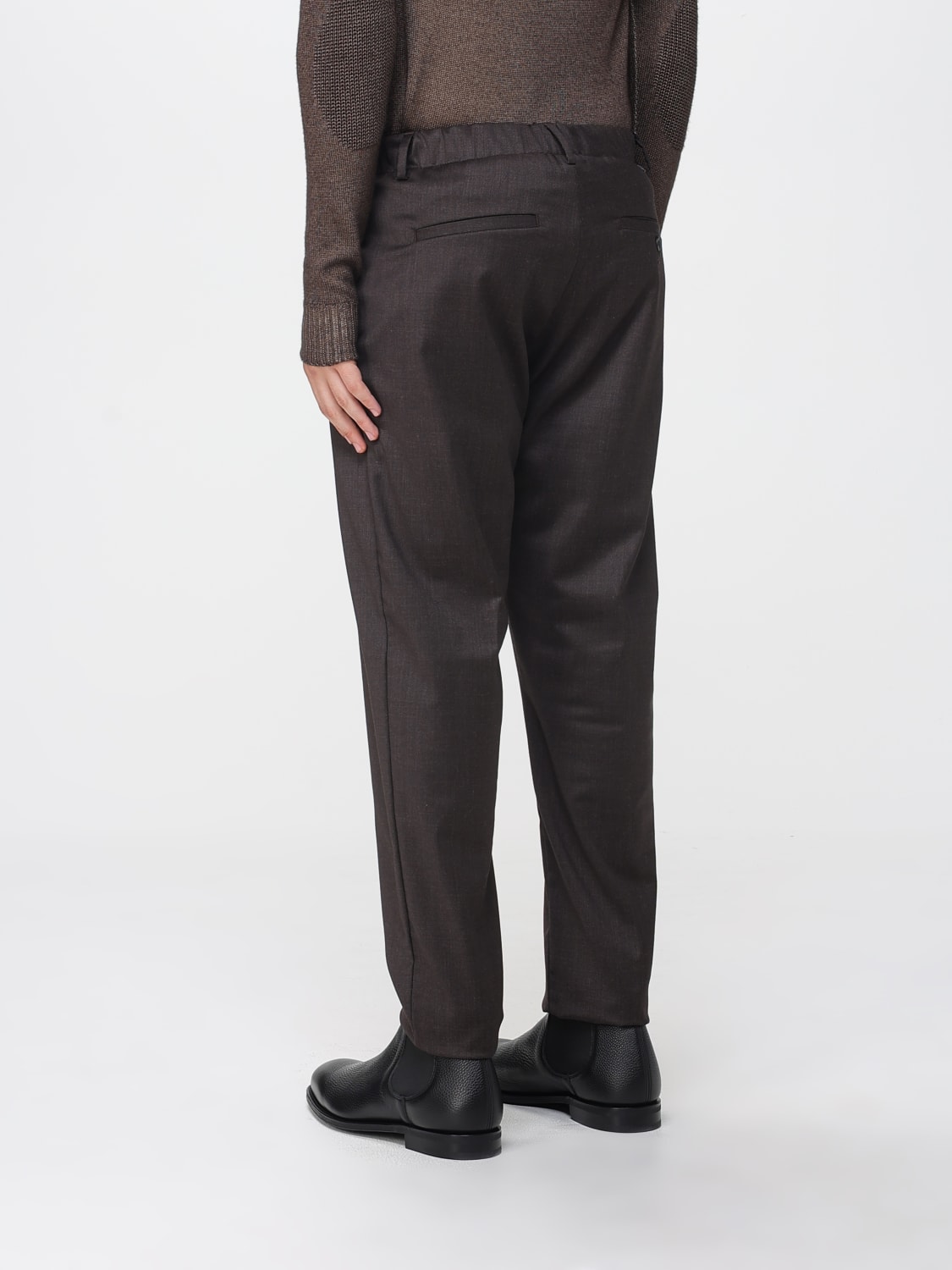 SIVIGLIA 裤子: 裤子 男士 Siviglia, 棕色 - Img 2