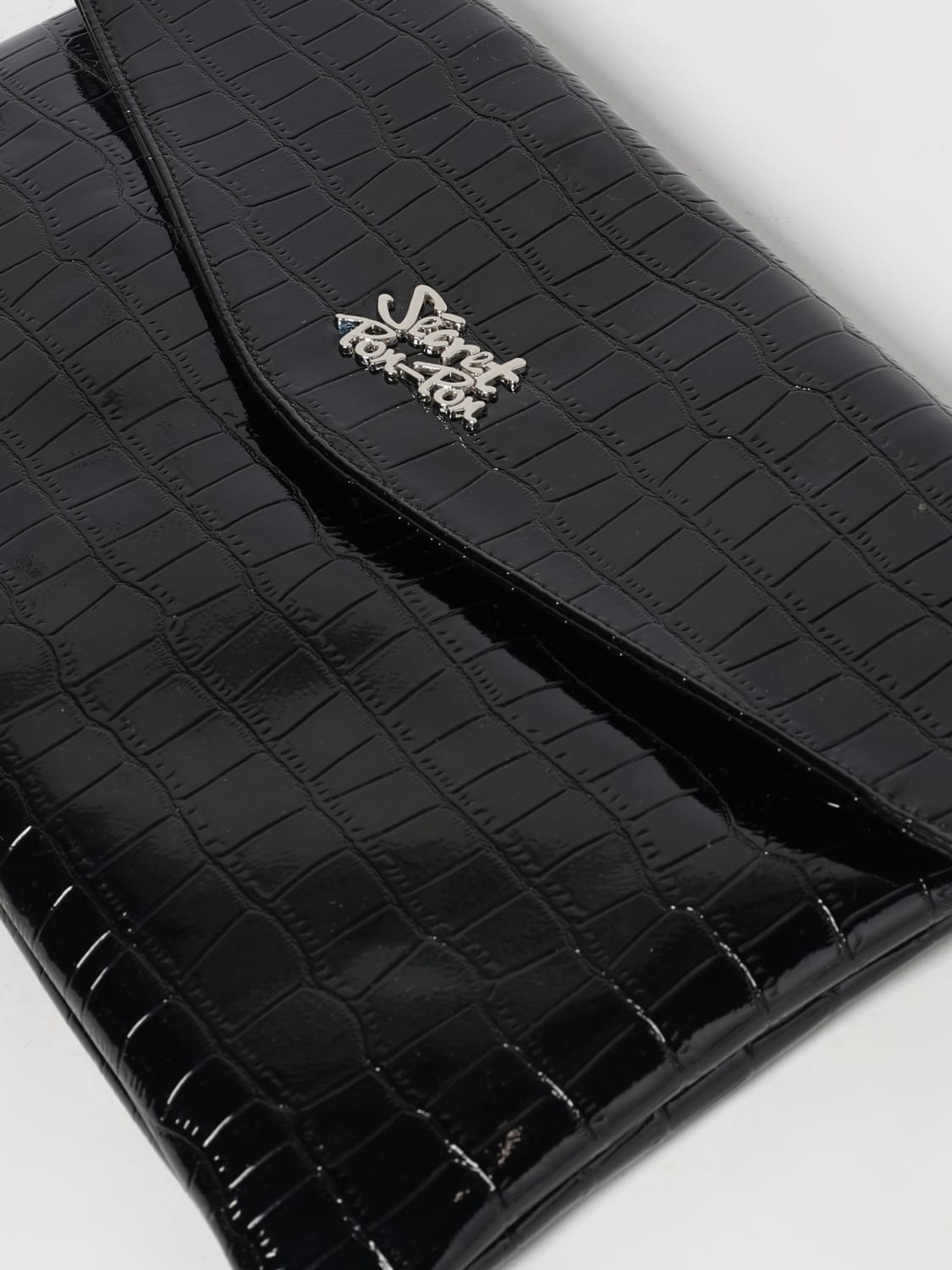 SECRET PON-PON CLUTCH: Shoulder bag woman Secret Pon-pon, Black - Img 3