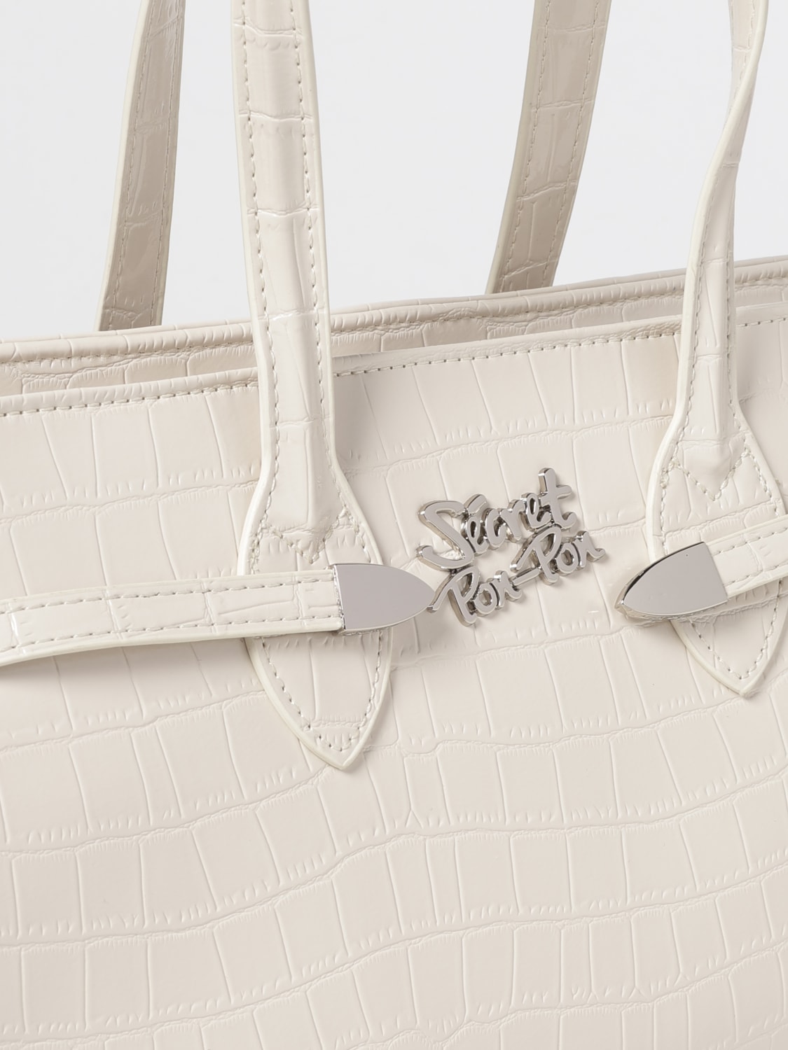 SECRET PON-PON SHOULDER BAG: Shoulder bag woman Secret Pon-pon, Butter - Img 3