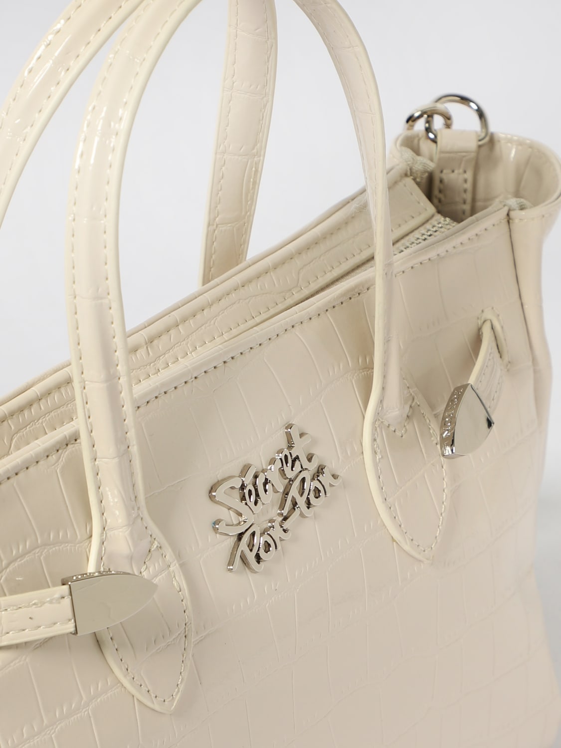 SECRET PON-PON HANDBAG: Shoulder bag woman Secret Pon-pon, Butter - Img 3