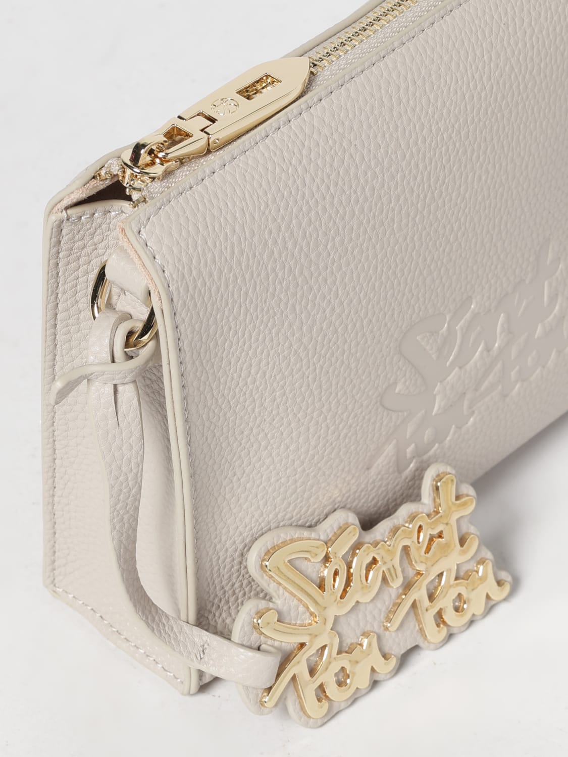 SECRET PON-PON MINI BAG: Shoulder bag woman Secret Pon-pon, Cream - Img 3