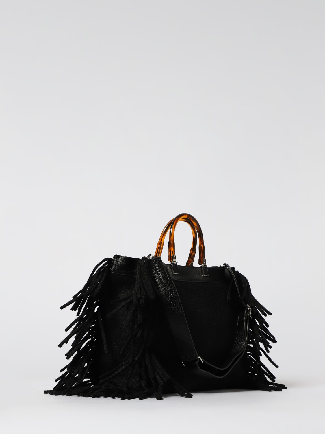 SECRET PON-PON HANDBAG: Shoulder bag woman Secret Pon-pon, Black - Img 2