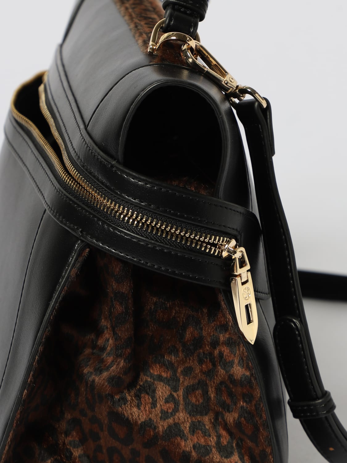 SECRET PON-PON HANDTASCHE: Schultertasche damen Secret Pon-pon, Schwarz - Img 3