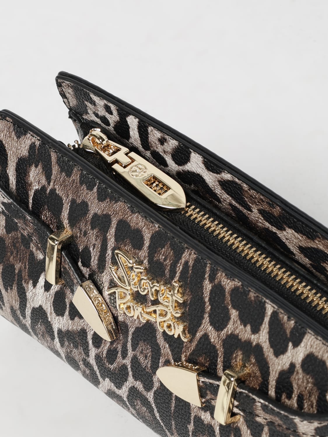 SECRET PON-PON MINI BAG: Shoulder bag woman Secret Pon-pon, Camel - Img 3