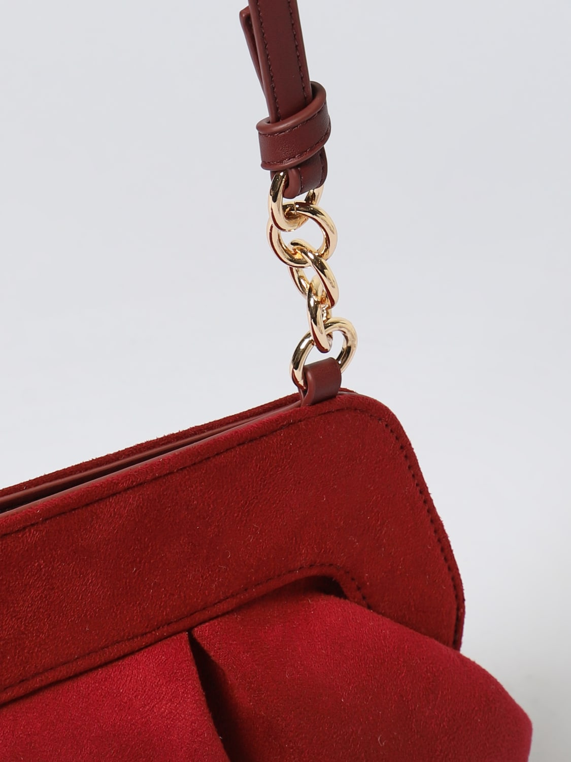 SECRET PON-PON CLUTCH: Shoulder bag woman Secret Pon-pon, Burgundy - Img 3