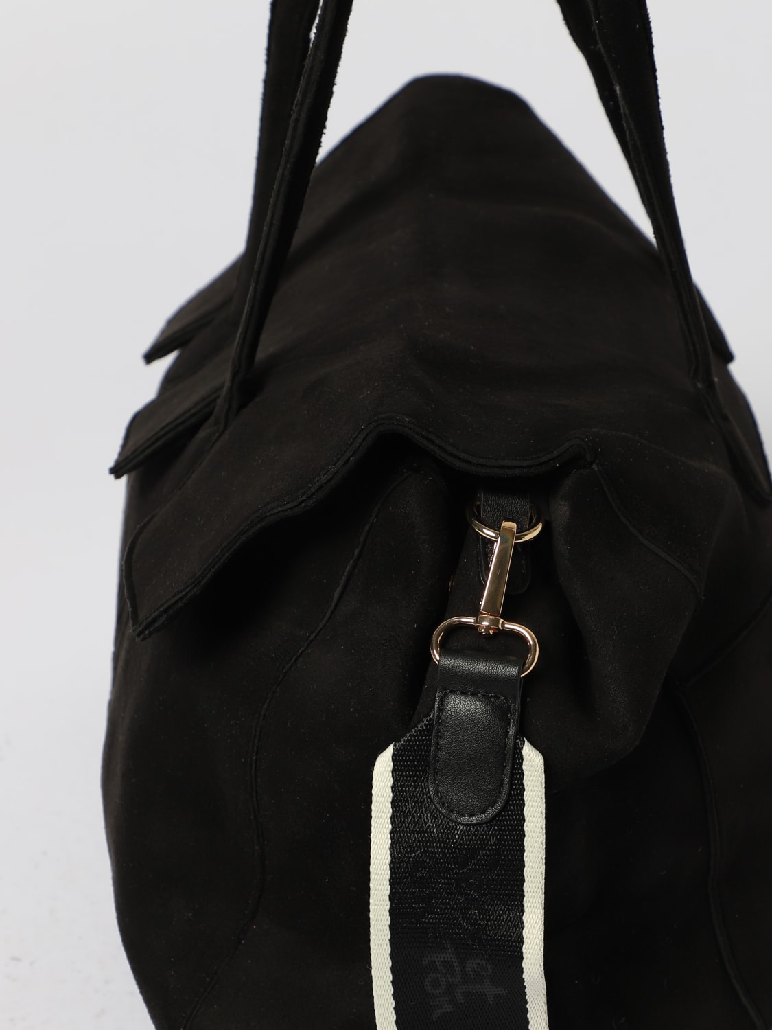 SECRET PON-PON SHOULDER BAG: Shoulder bag woman Secret Pon-pon, Black - Img 3