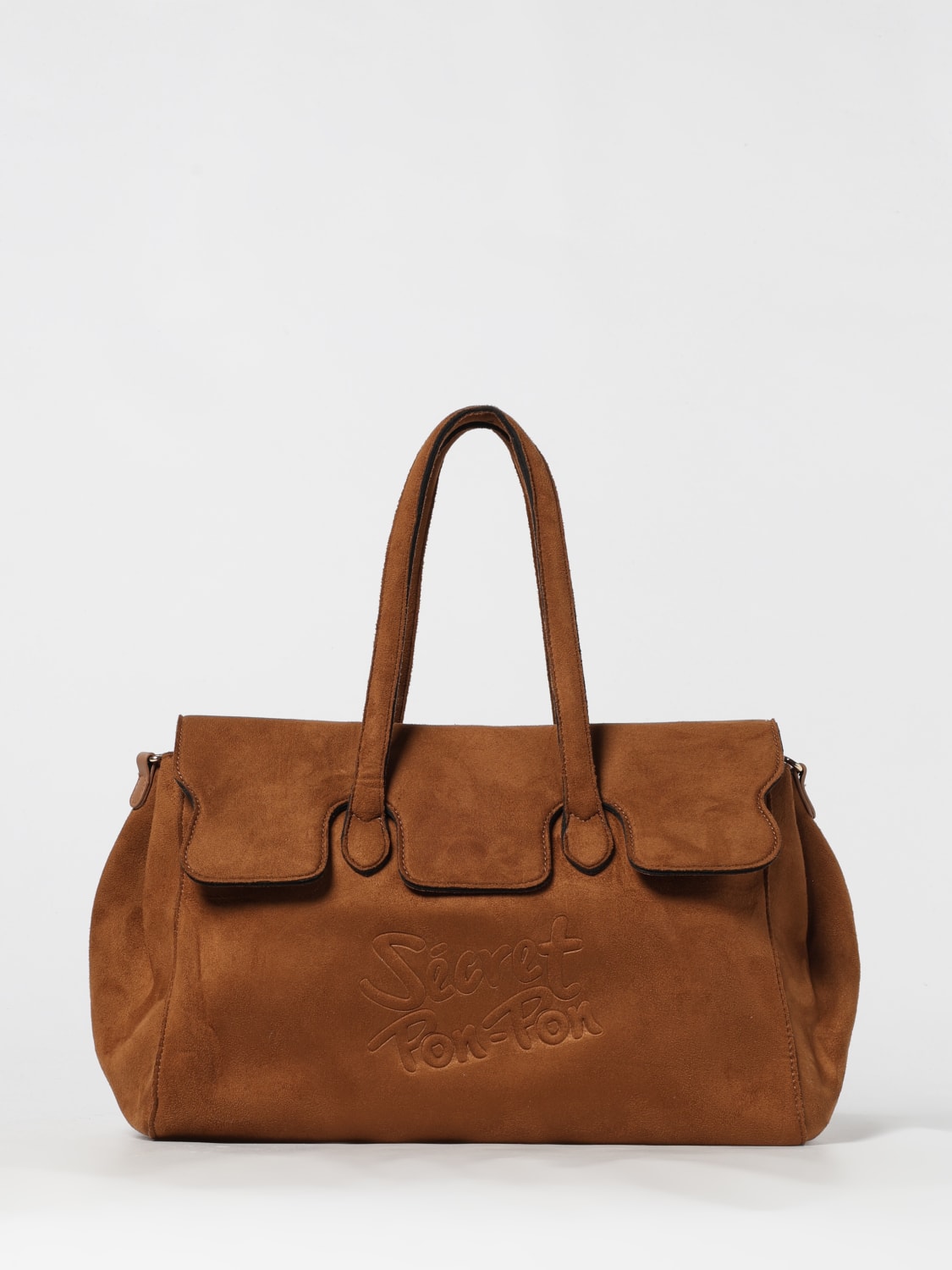 SECRET PON-PON SHOULDER BAG: Shoulder bag woman Secret Pon-pon, Leather - Img 1