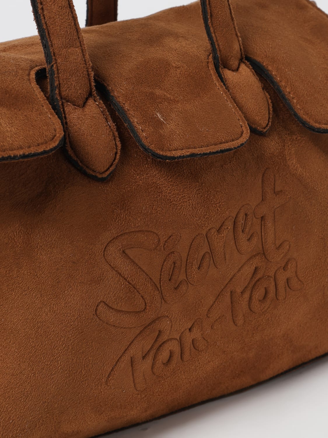 SECRET PON-PON SAC PORTÉ ÉPAULE: Sac porté épaule femme Secret Pon-pon, Cuir - Img 3