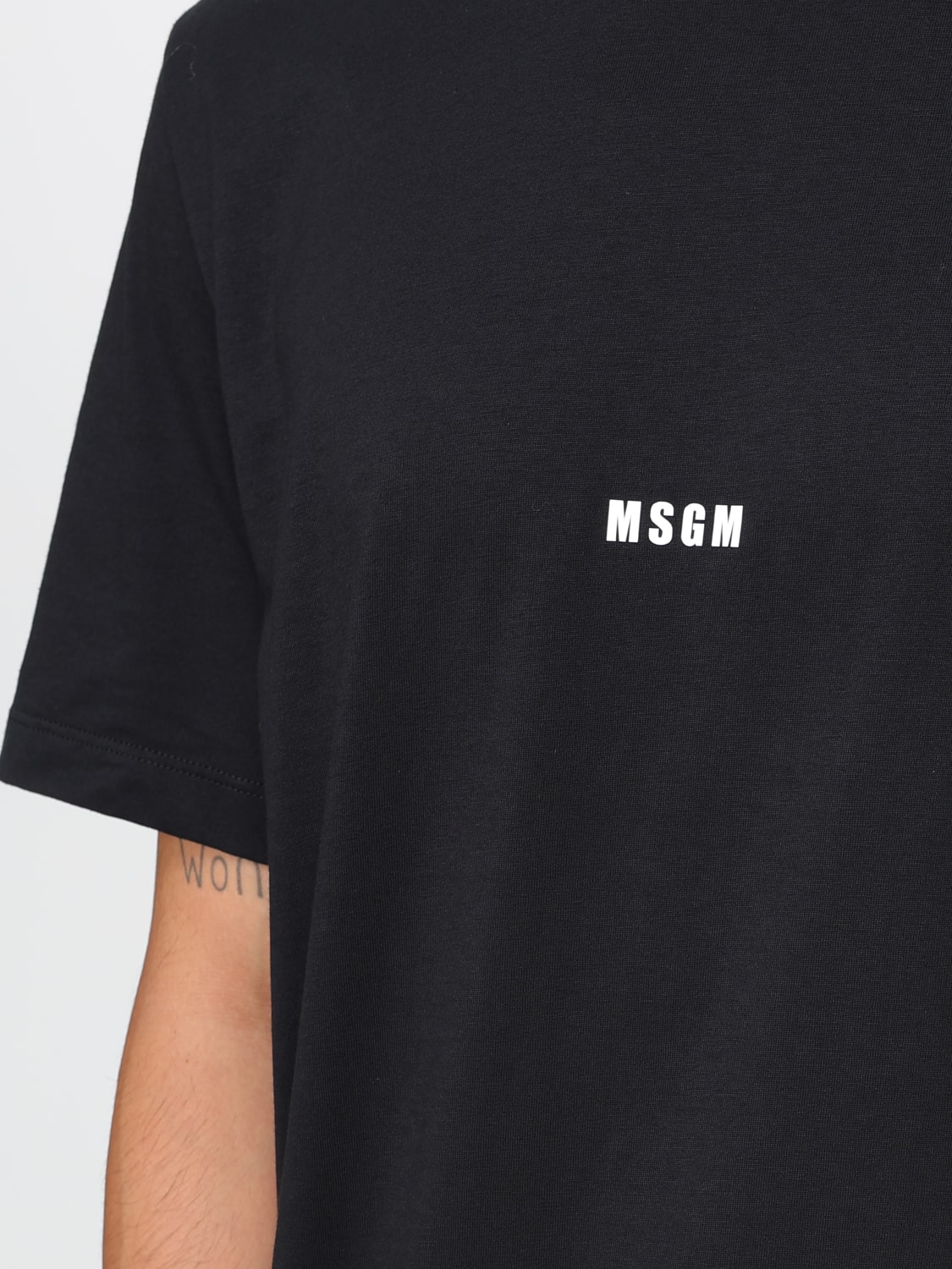 MSGM T-SHIRT: T-shirt men MSGM, Black - Img 3